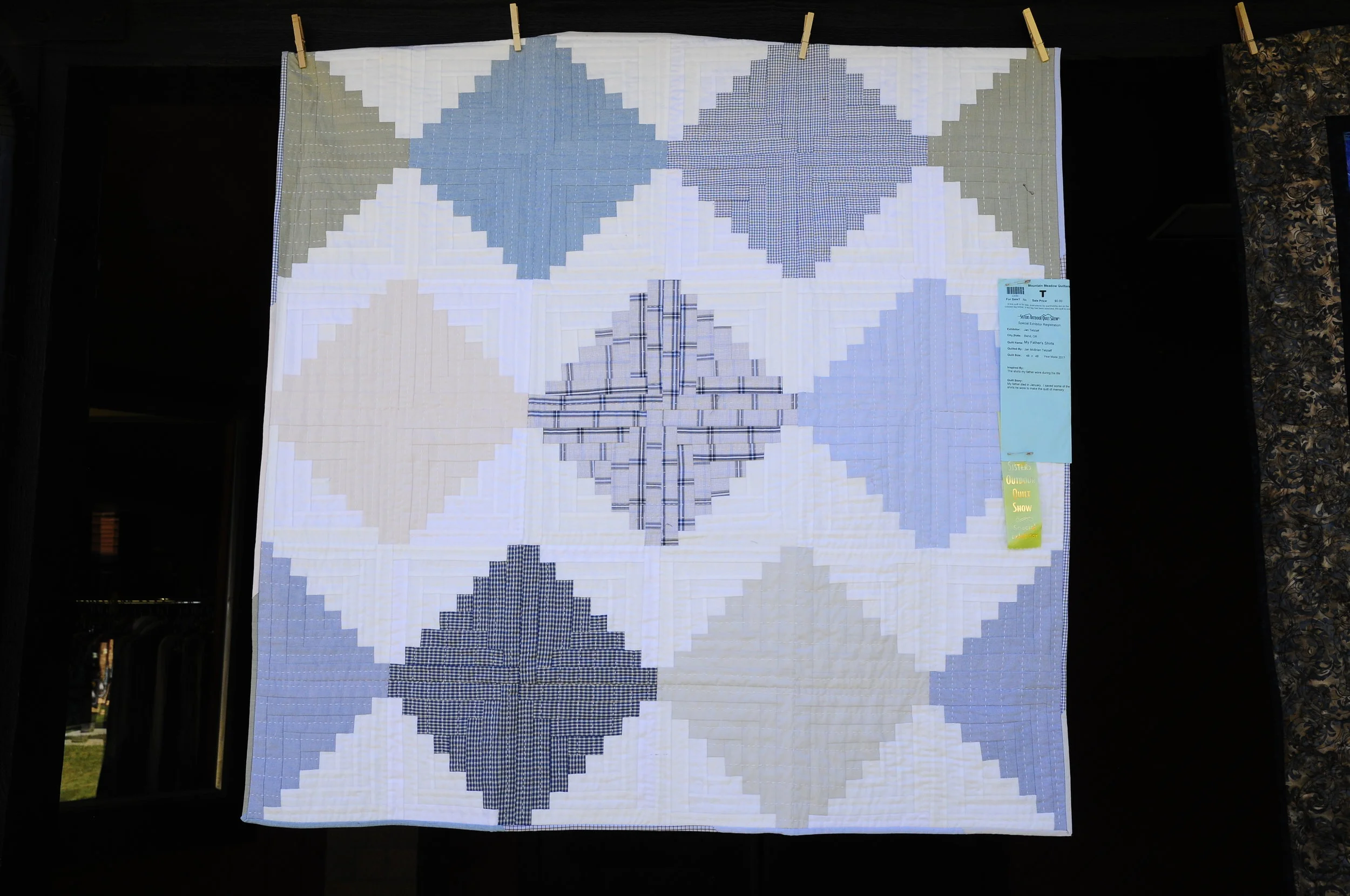 Jan Tetzlaff (made with her father's shirts)