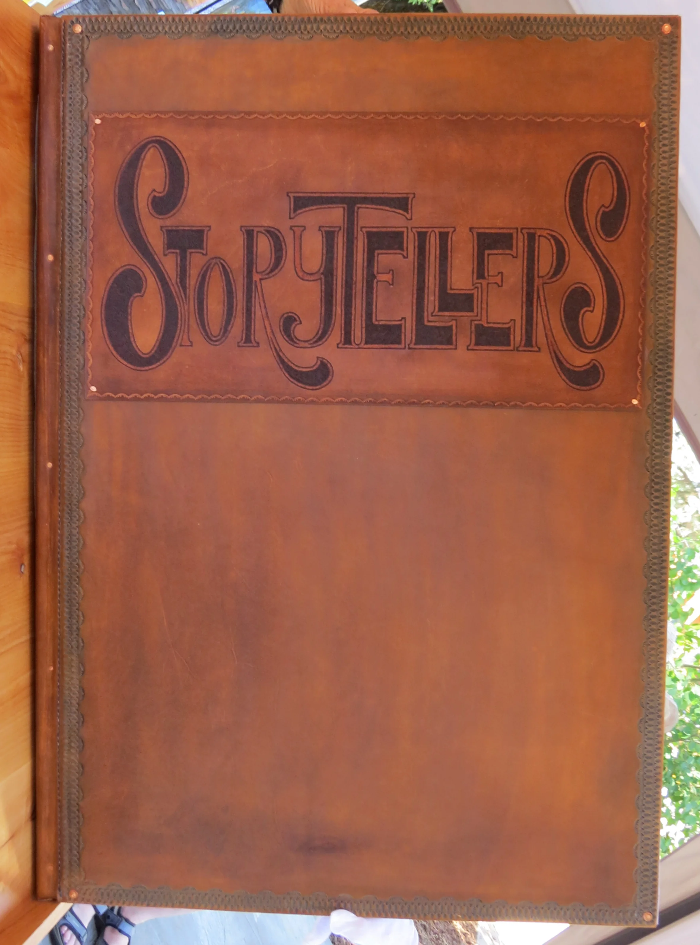 Storytellers Book, photo by Marion Shimoda