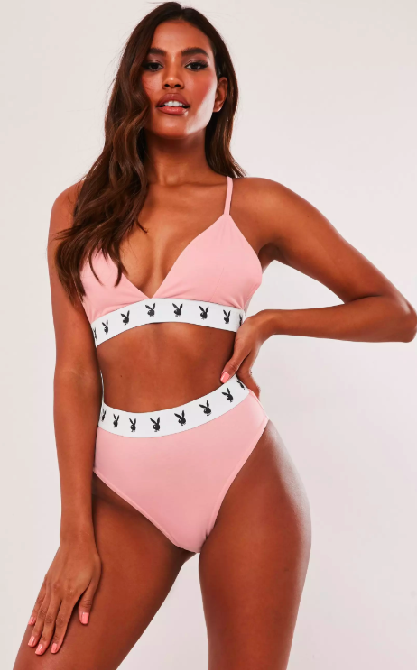 Playboy x Missguided Triangle Panty Set