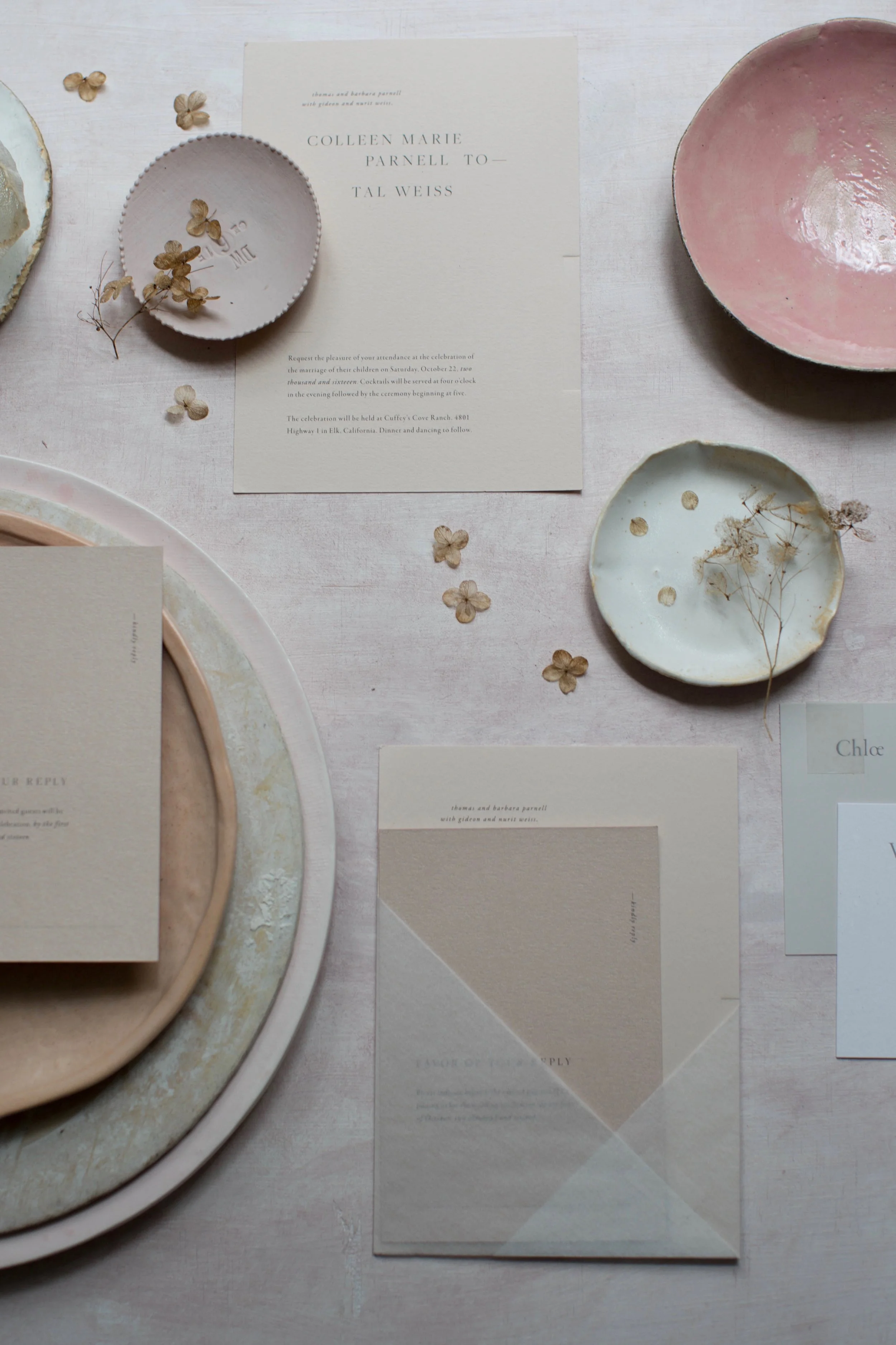 Source: (top right around) Pink Ceramic Dish , Neutral Small Dish , Paper Goods , Styling Surface & Plates , Light Pink Dish