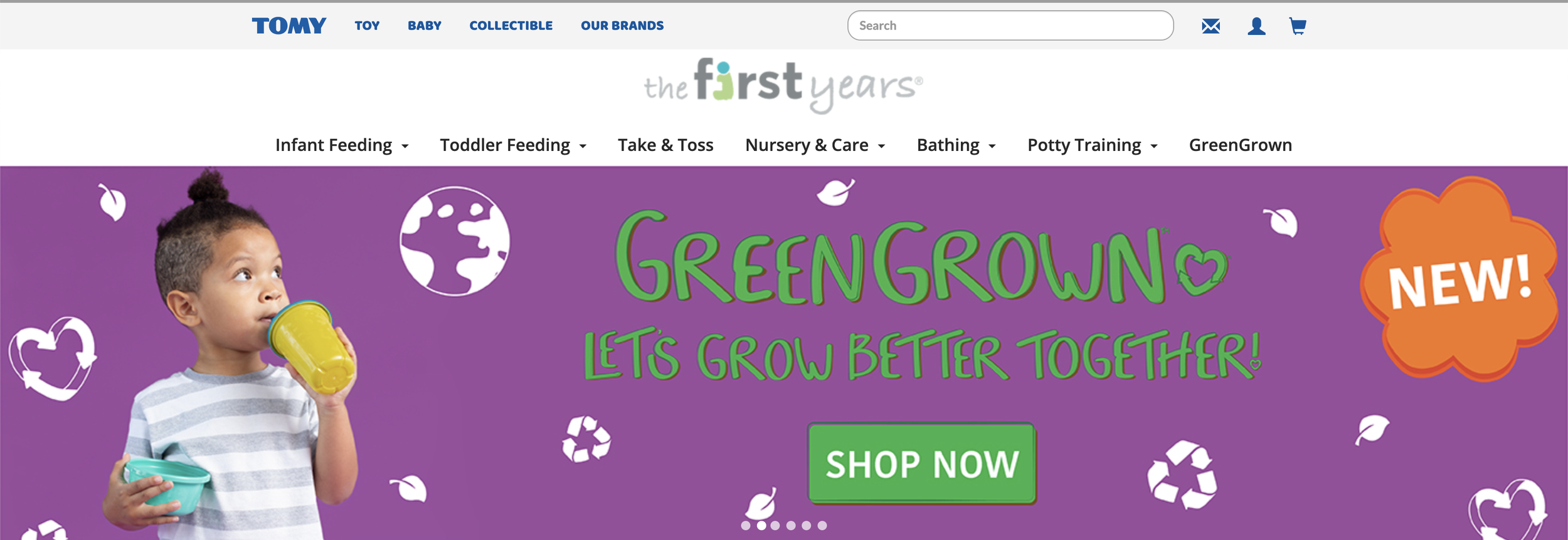 The First Years GreenGrown Web Banner 