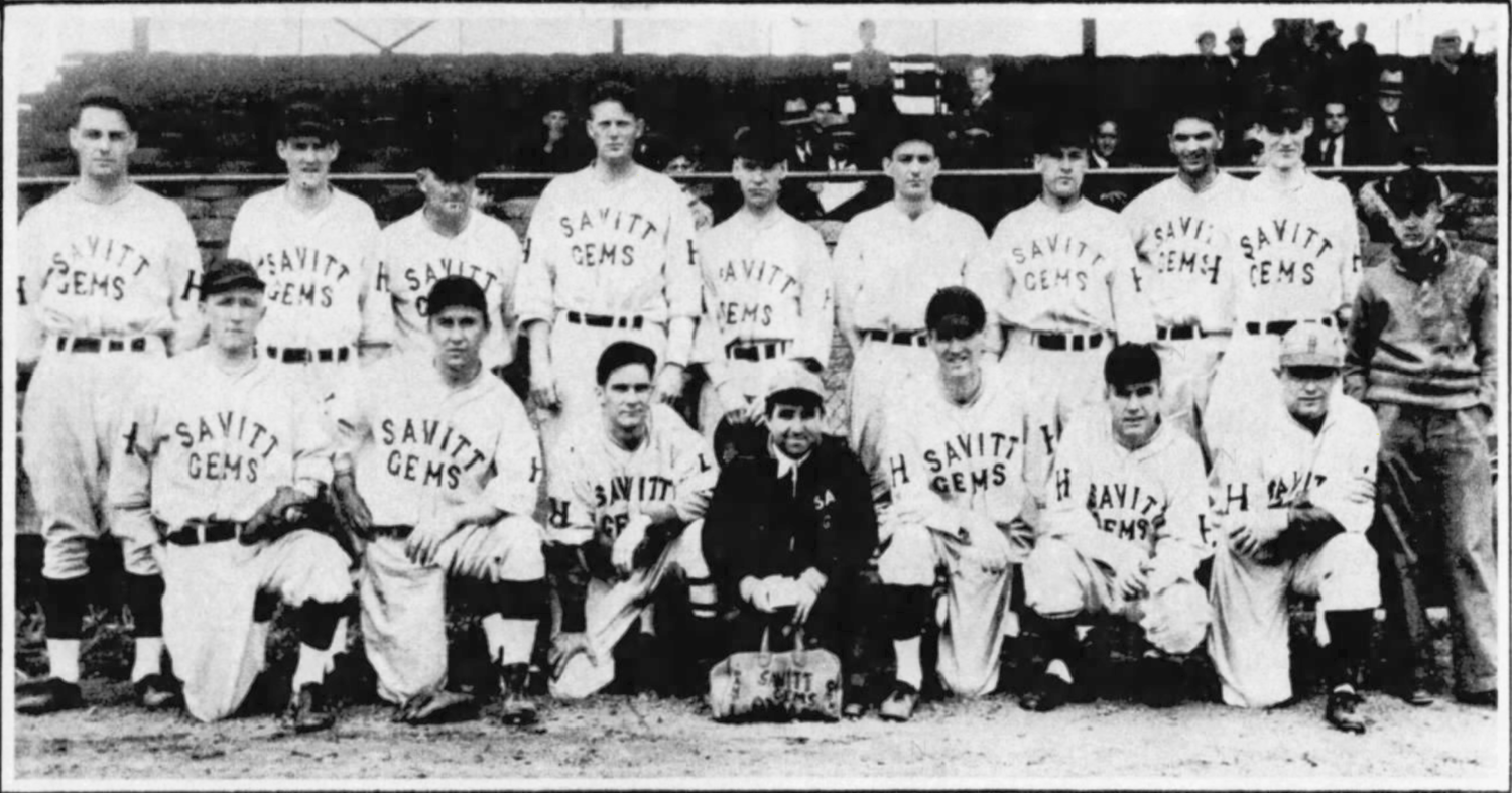 1936 Savitt Gems at Bulkeley Stadium.