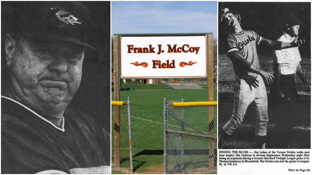 Frank McCoy and his Vernon Orioles.