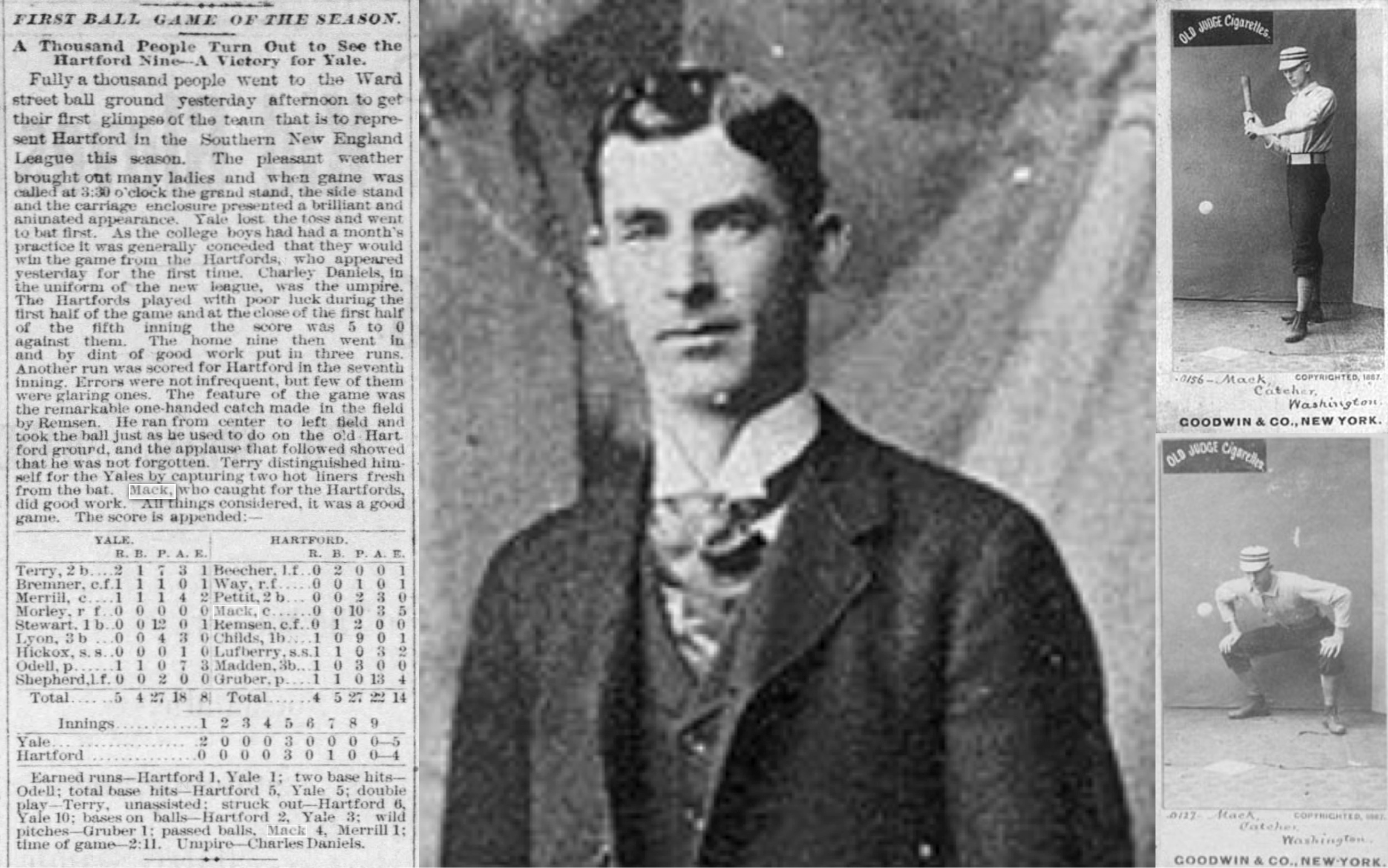 Hartford Courant excerpt, 1885.