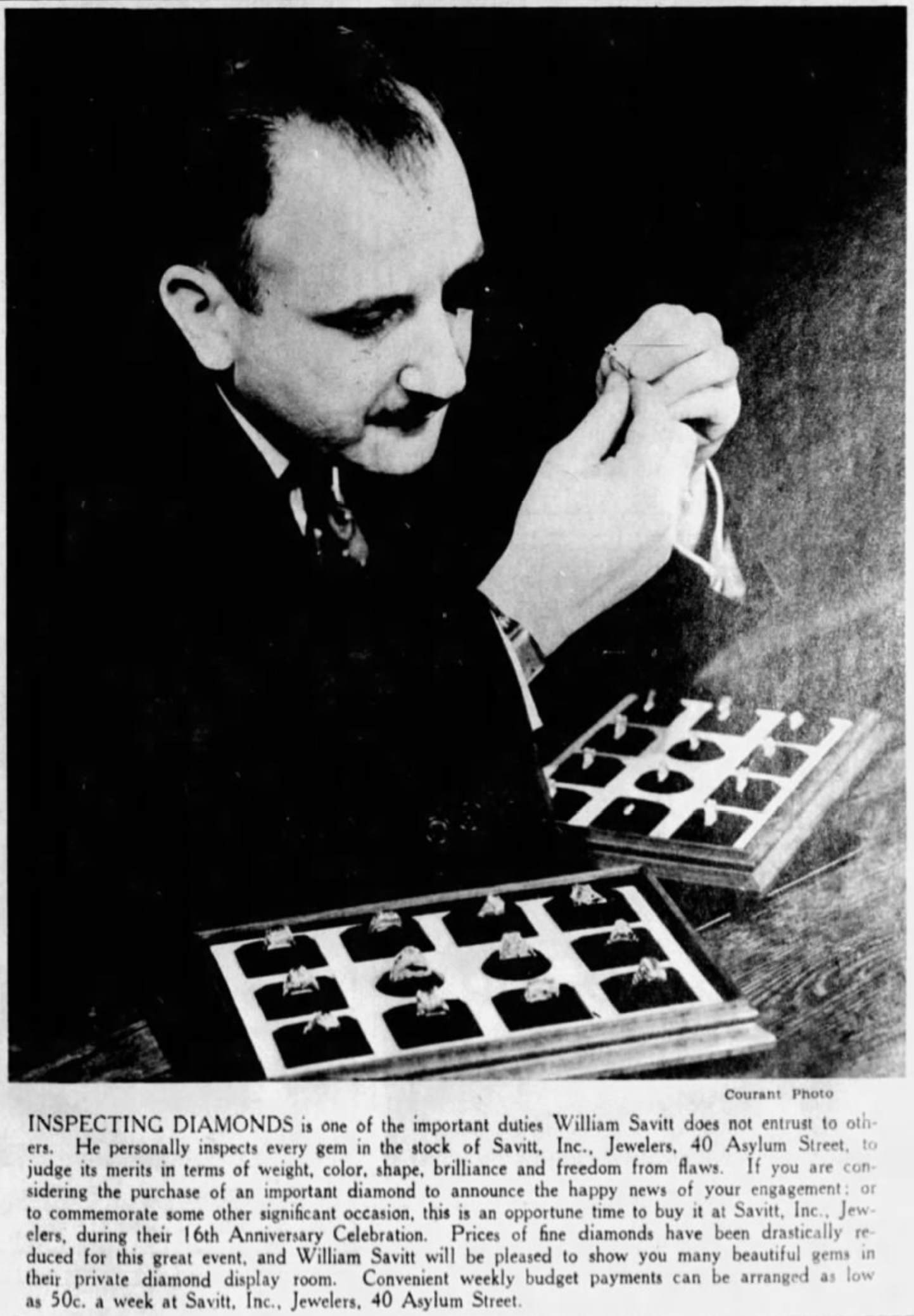 Bill Savitt, 1935.