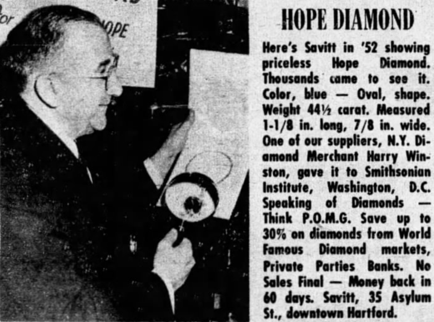 Bill Savitt, 1952.
