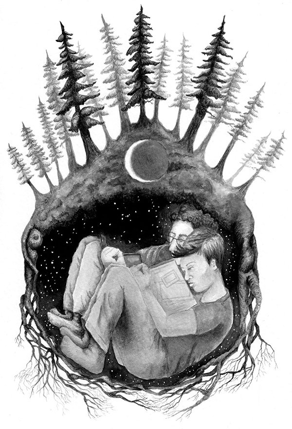 Winter Forever (ink wash)
