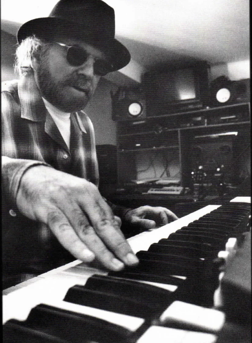 Barry Goldberg at home studio...
