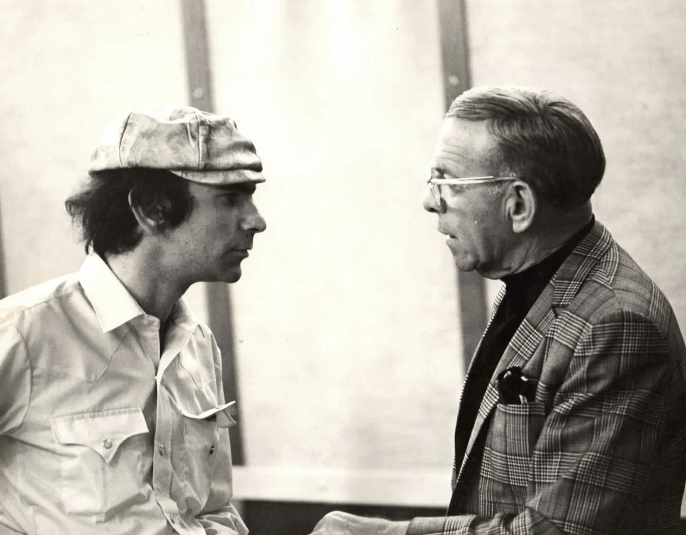 Barry Goldberg and George Burns