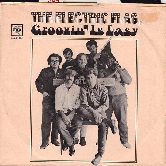 The Electric Flag &quot;Groovn' is Easy&quot; vinyl. #theelectricflag #barrygoldberg #bg #michaelbloomfield #twojewsblues #music #peace #love
