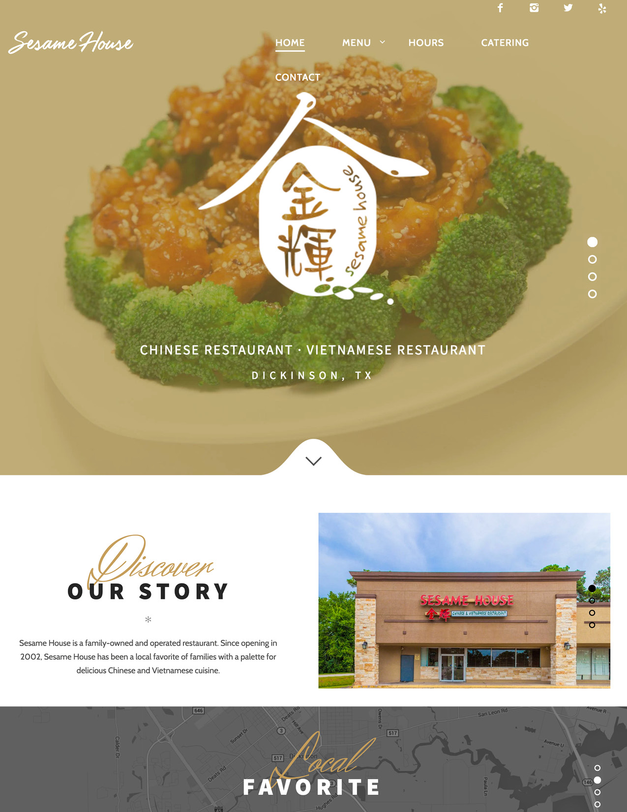 Sesame House Dickinson - Website design and Photography