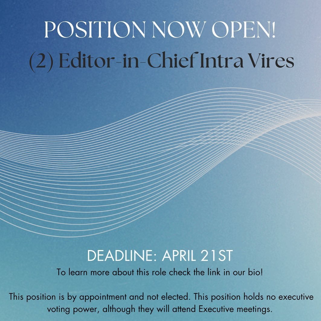 Calling all aspiring legal editors! 🖋️ UTPLSA is looking for 2 passionate individuals to lead the Intra Vires Undergraduate Law Journal as Co-Editors-in-Chief for 2024-2025. Check out the details in our linkinbio and apply by April 21st!
