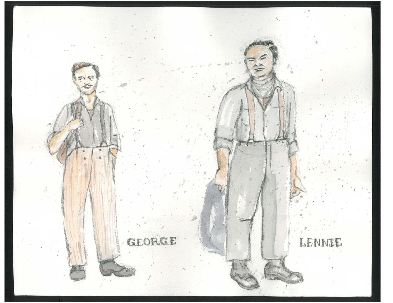 George Of Mice And Men Drawing