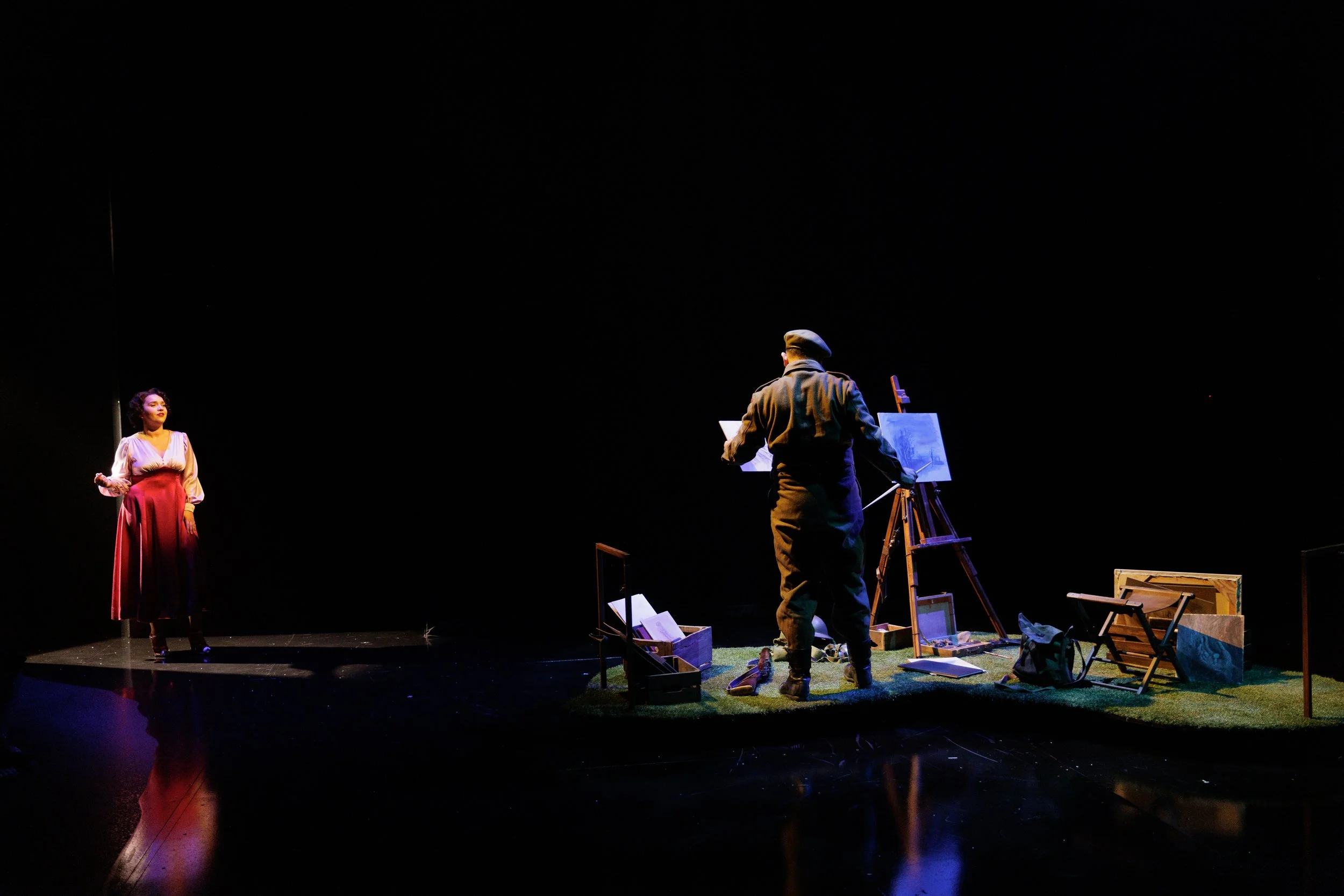  Stratford Festival 2025   Playwright: Yvette Nolan Director: Keith Barker Set Designer: Teresa Przybylski Costume Designer: Patricia Reilly Lighting Designer: Logan Raju Cracknell Sound Designer: Adam Campbell  Production stills by: David Hou (Insta