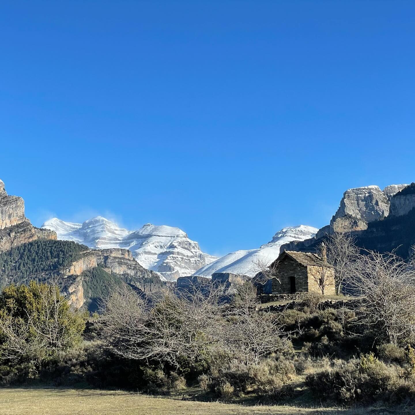 Pyrenees.  Great couple of days to kick off a tour on high with my yearly client Joan.  Spectacular. #mountains #history #culture #architecture #hiking #snowcappedmountains #landscape #Spain #SpainTour