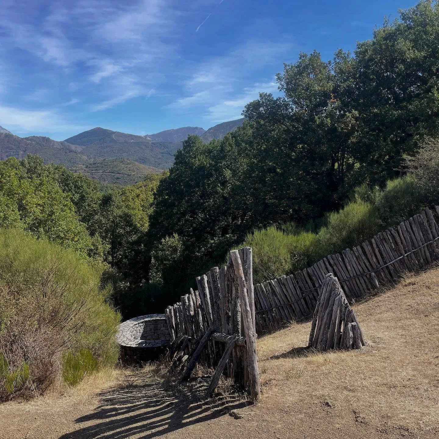 Wolf Trap. Found throughout our mountain areas these traps were used in the past to drive problem wolves to their deaths.

Wolves in rural areas that became accustomed to killing livestock had to be eliminated to ensure this practice was not passed o