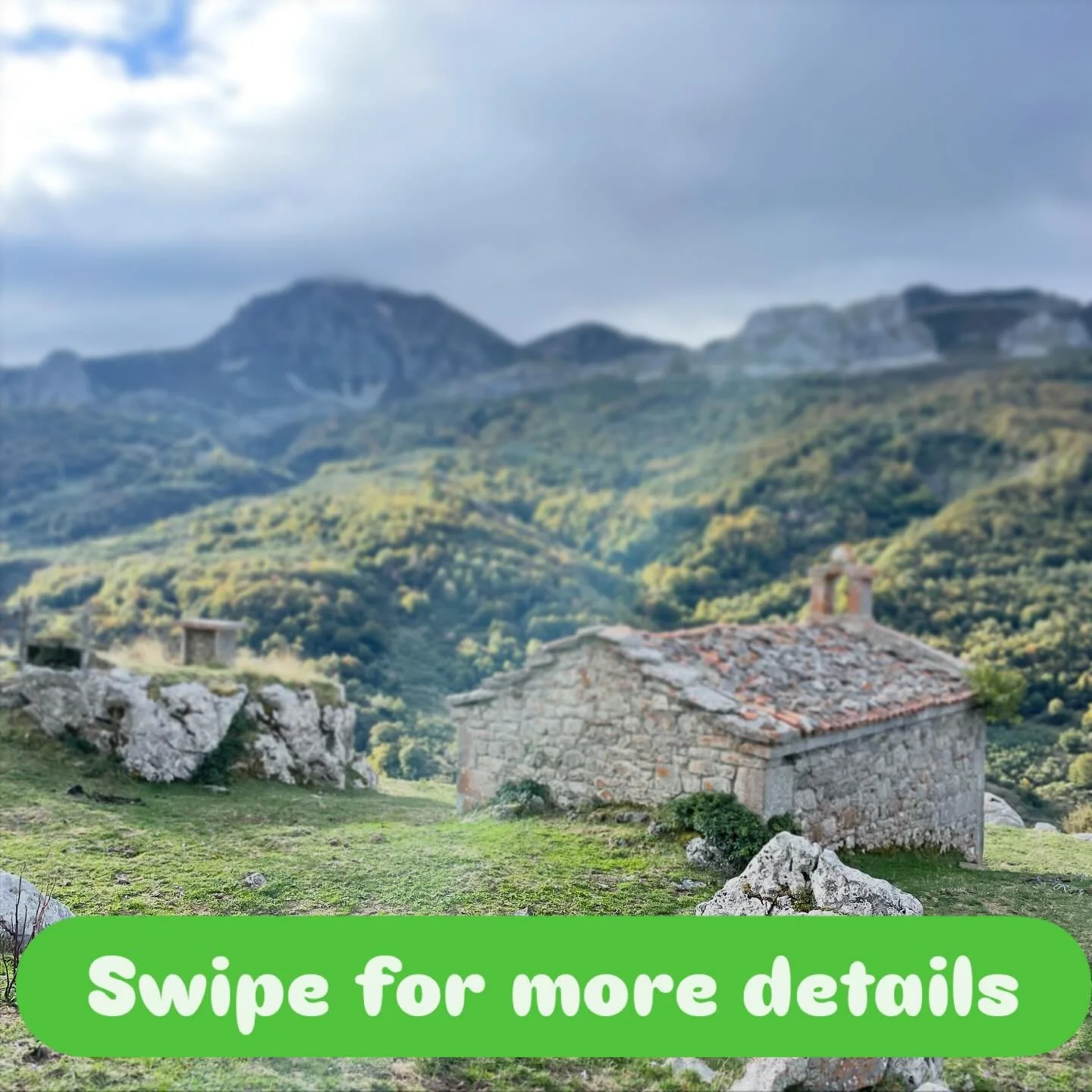 Cowboy Altar.  Cowboy mountain chapel with outdoor altar to hold celebrations under the jagged peaks and overlooking the forested valleys.
#mountainculture #cowboyculture #culture #Spaintrip #Spaintour #privatetour #customtours #NorthernSpain