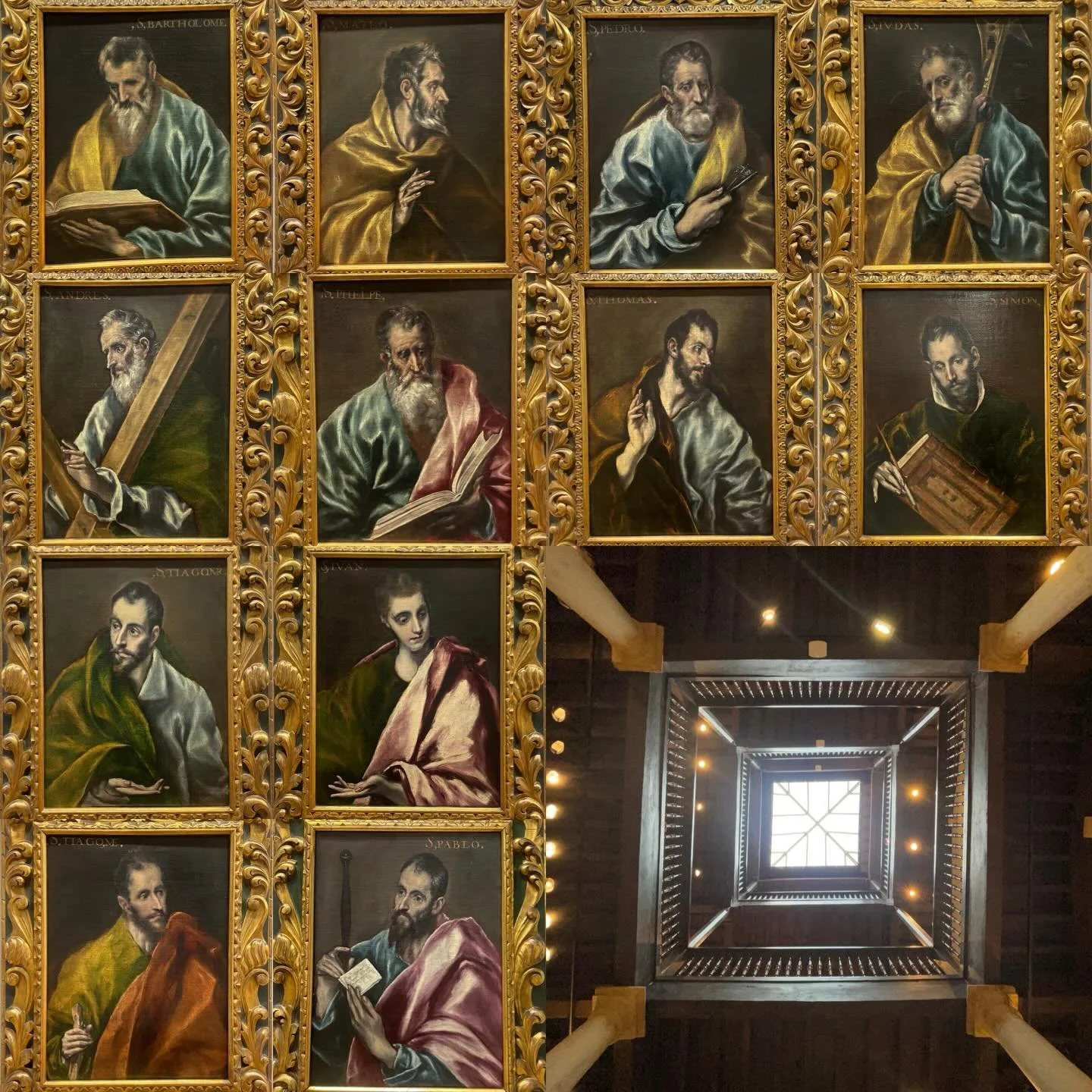 El Greco Apostolate.  Only 3 of these exist in the world, one in #NorthernSpain.  The other 2 include Jesus.  The hands and play of dark and light are signatures of Dom&eacute;nikos Theotok&oacute;poulos, most widely known as El Greco.  Greek (from C
