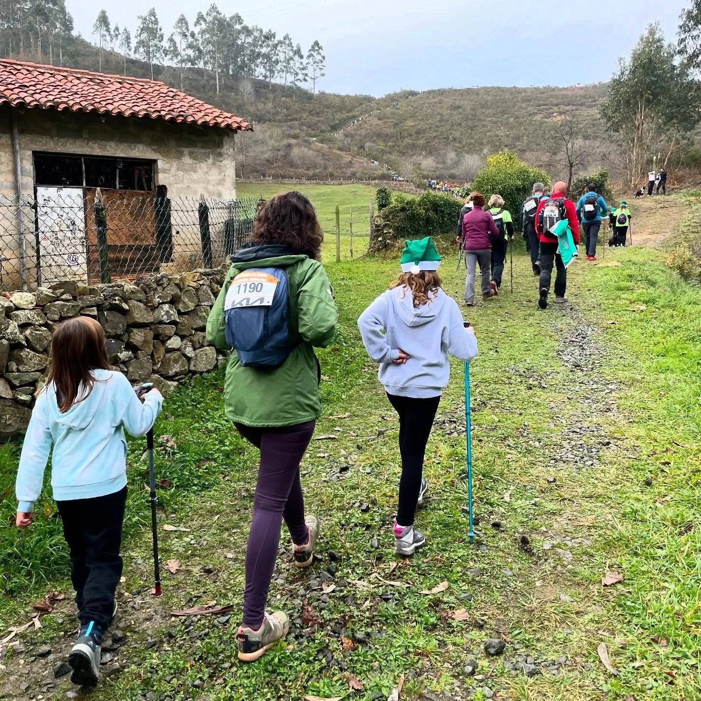 San Silvestre. Traditional New Years Eve race//walk.  In my town it goes up to the highest peak of the valley.  Held in many Spanish towns/cities on the feast of this saint, hence the name. #culture #Spain #tradition