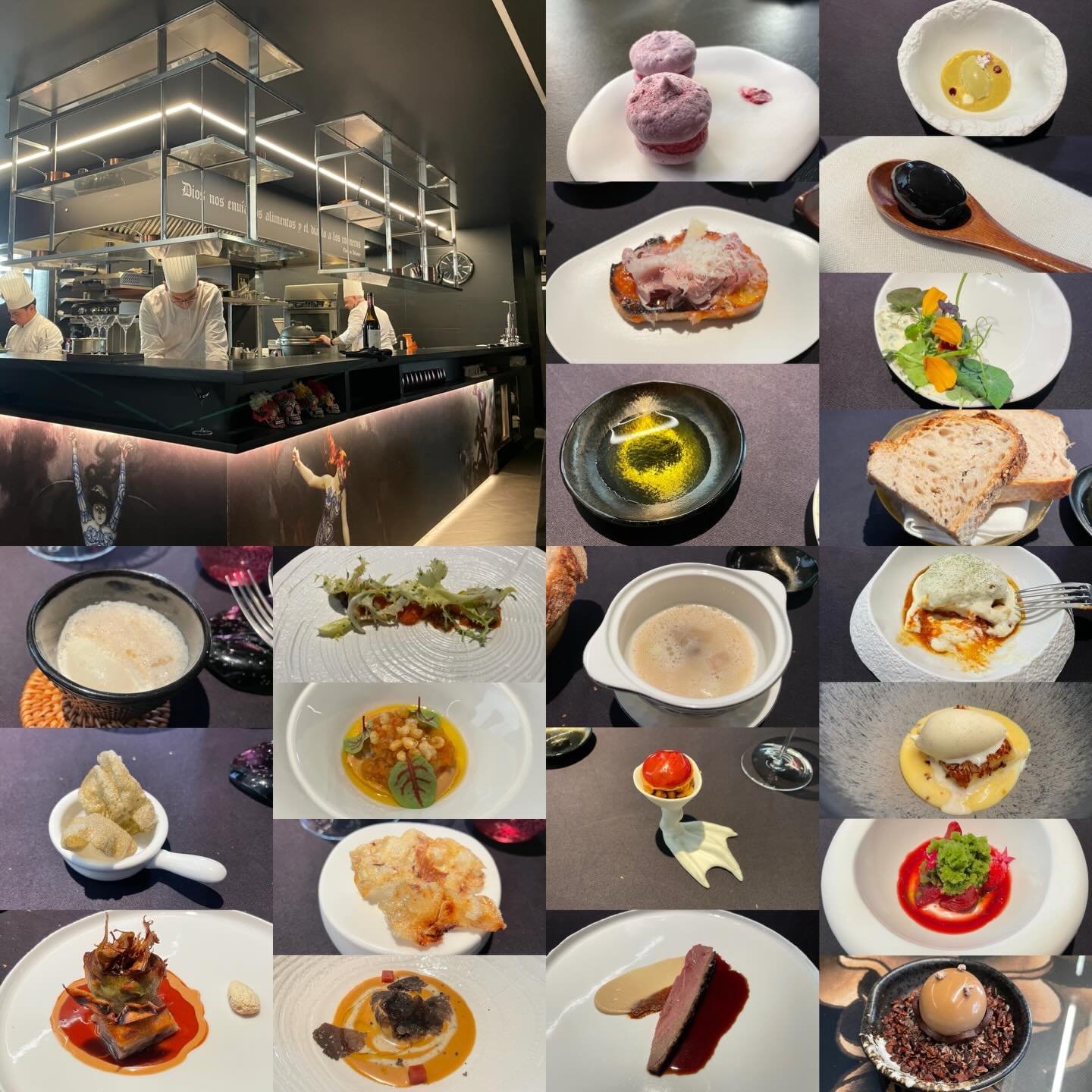 21 Courses.  All these dishes came out of that tiny kitchen.  Huge variety of ingredients (most locally sourced, flavor profiles and textures.  Dynamic and intriguing, that&rsquo;s how a meal at one of our many Michelin * restaurants should be.  #foo