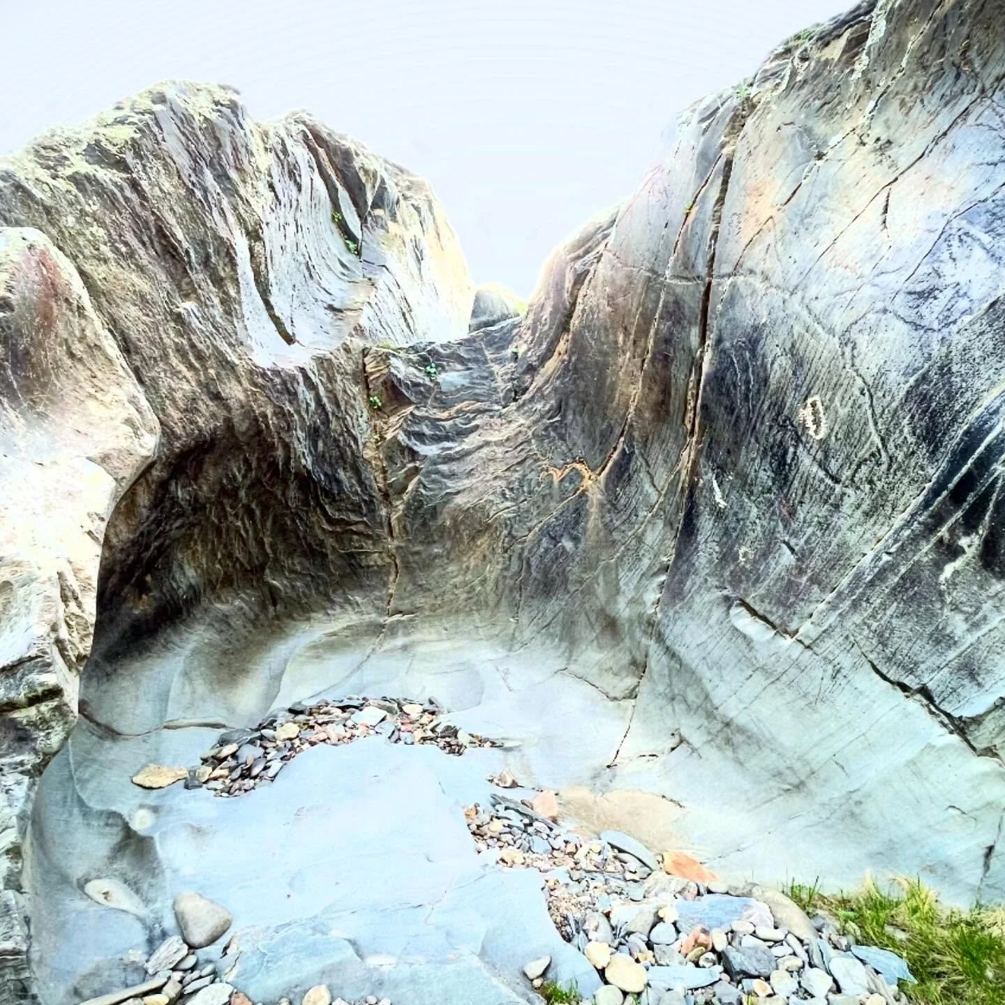 Bull Run. Paleolithic artists often used the shape of the rock to evoke part of a figure.  The head, horns and back of the neck of this aurochs (ancient wild bull), are the only part engraved.  The rest is natural. Simply magnificent. #Paleolithic #p