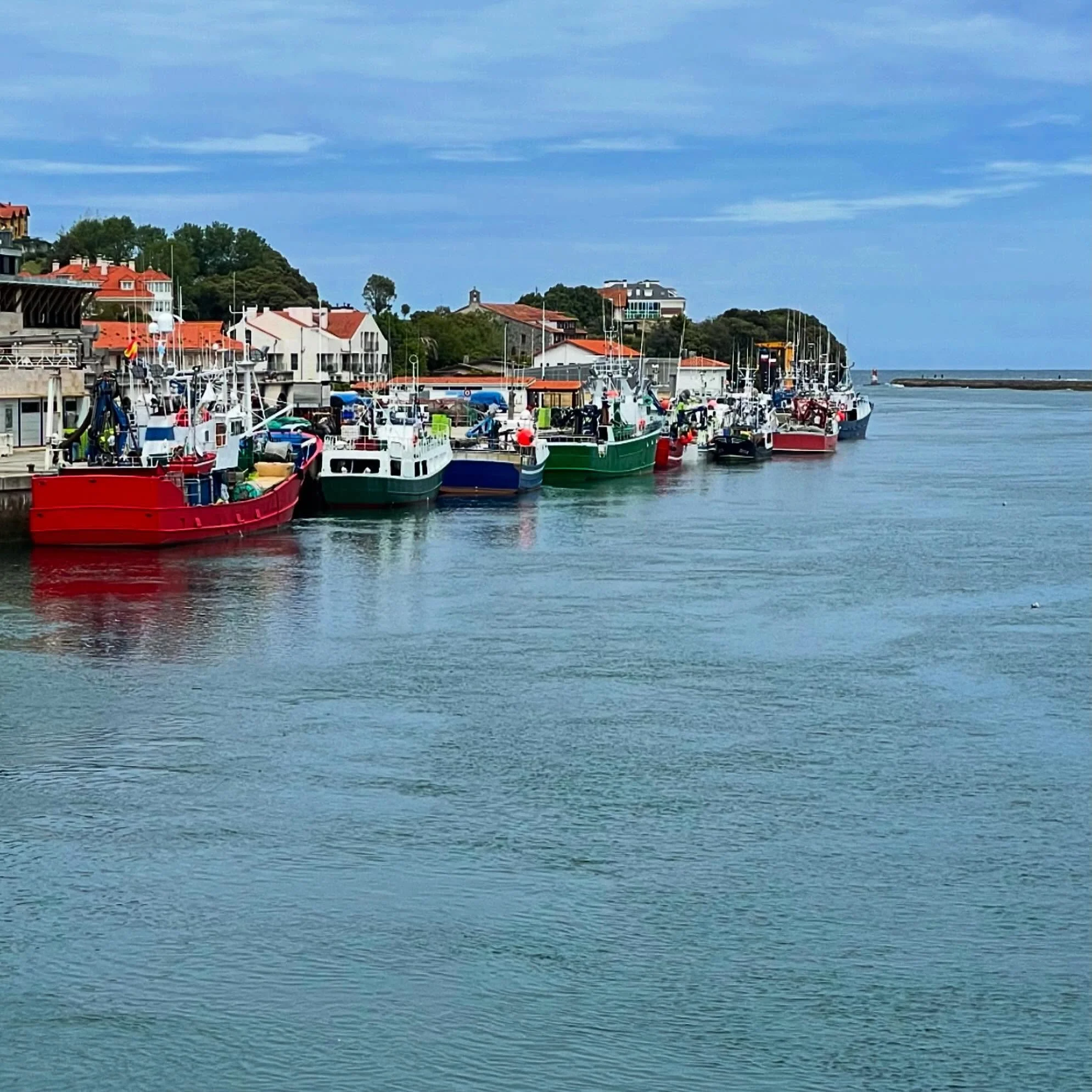 Fleeting Moment.  #fishingvillage #fishingboats #traditionalfood #localfood #NorthernSpain