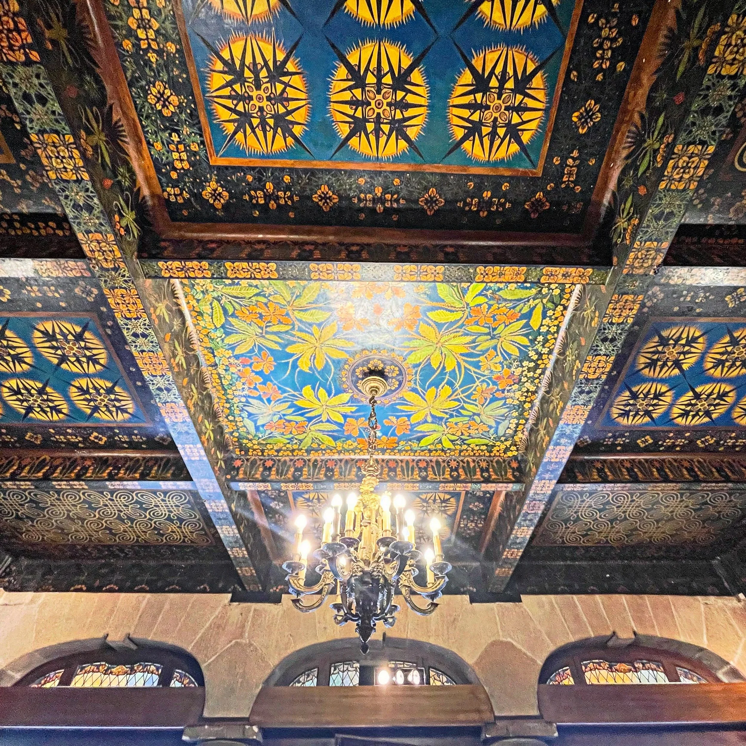Look Up.  Classic building, classy ceiling. #NorthernSpain #architecture #art #ceilingdesign #privatetour