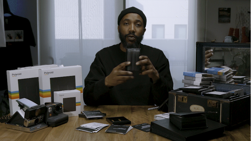 Curating A Polaroid Photo Album