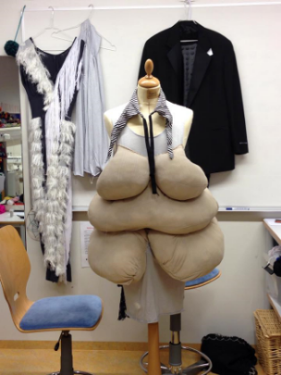 Julia's costume for Carroll:Berserkur, designed to help exaggerate the walk she found in discovering her Past Self as a teenager. 