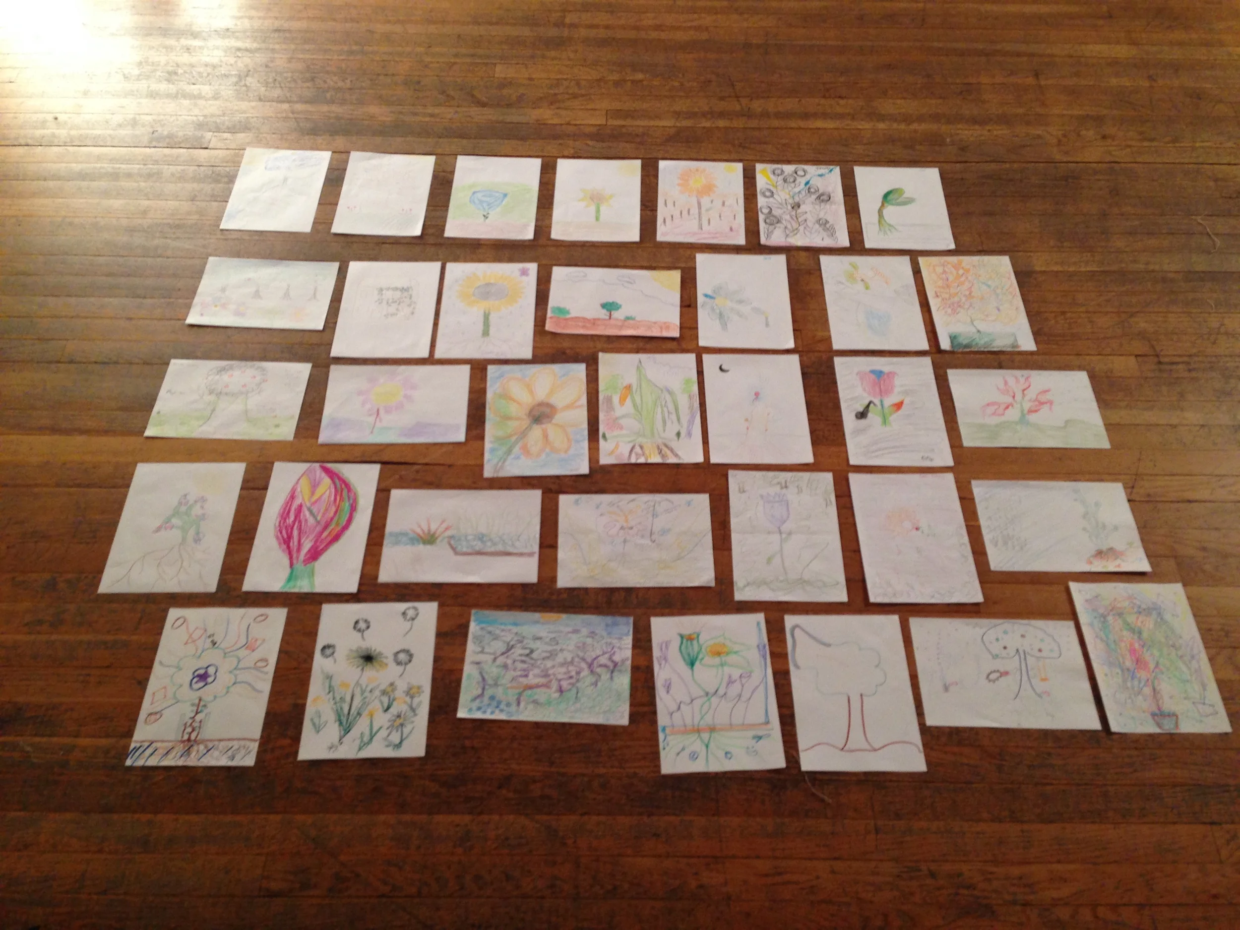 Drawings from workshop participants