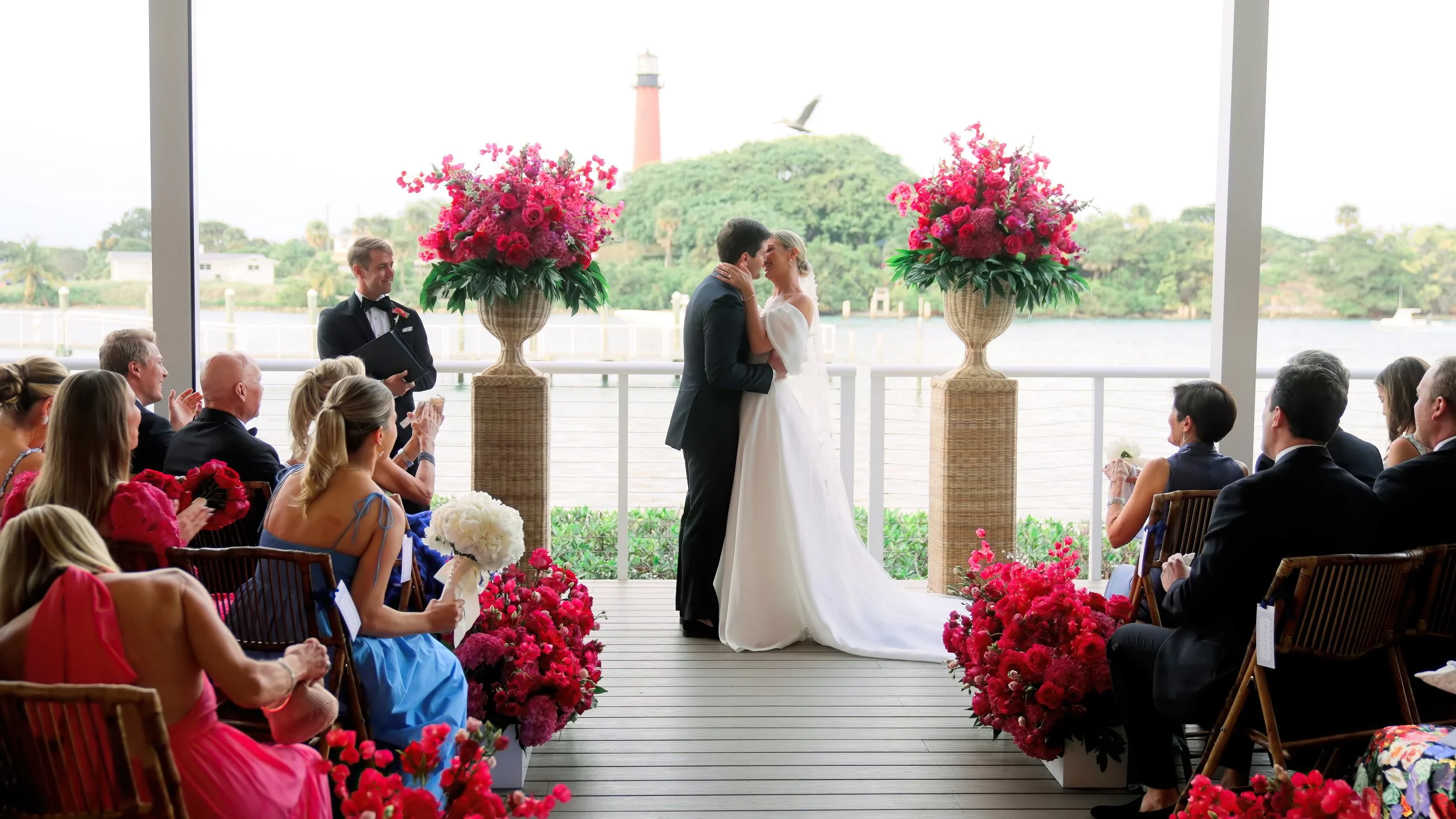 A Wedding Bursting With Color at the Pelican Club in Jupiter, Florida