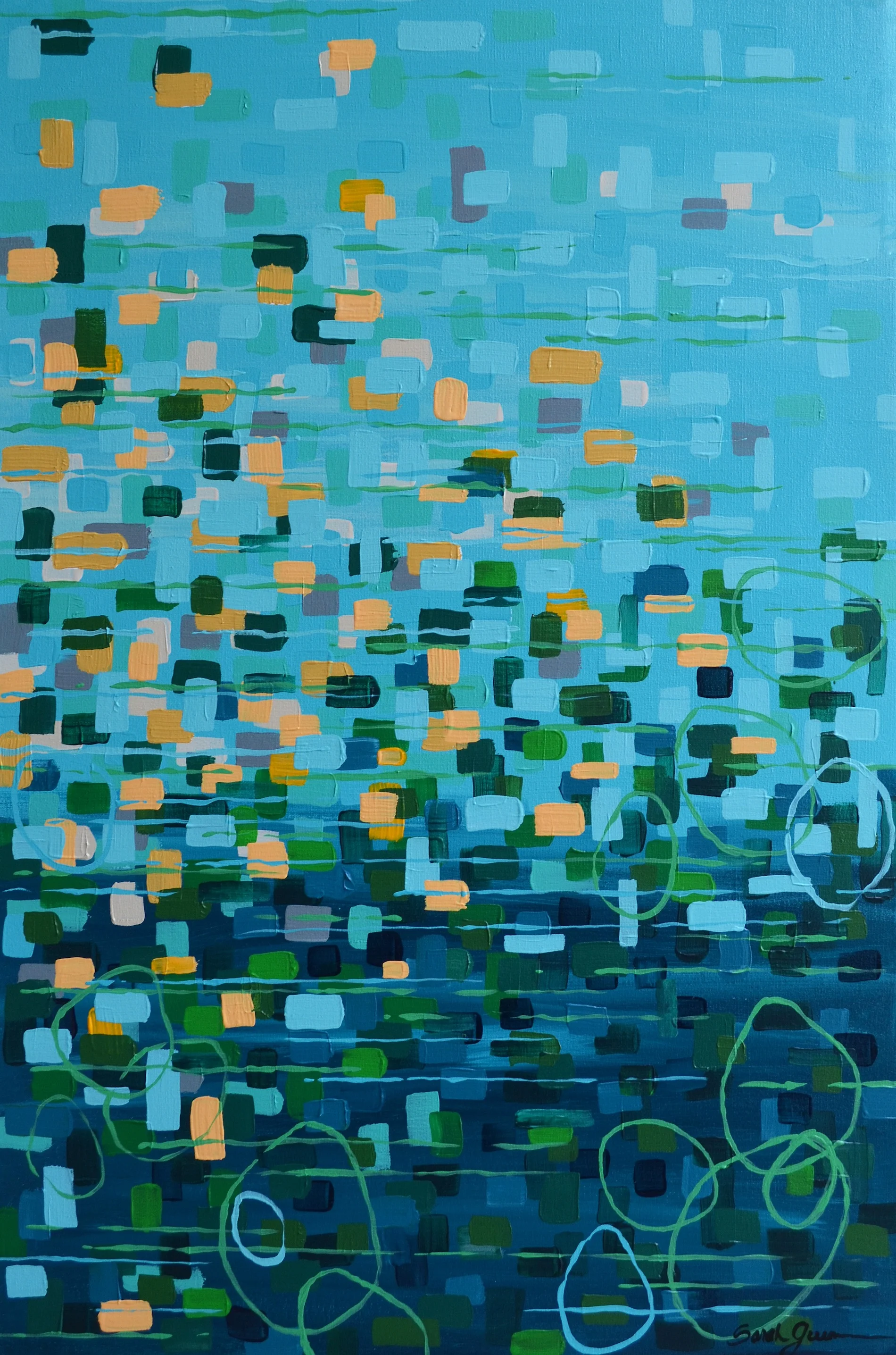 Immersion | 36" x 24" acrylic on canvas