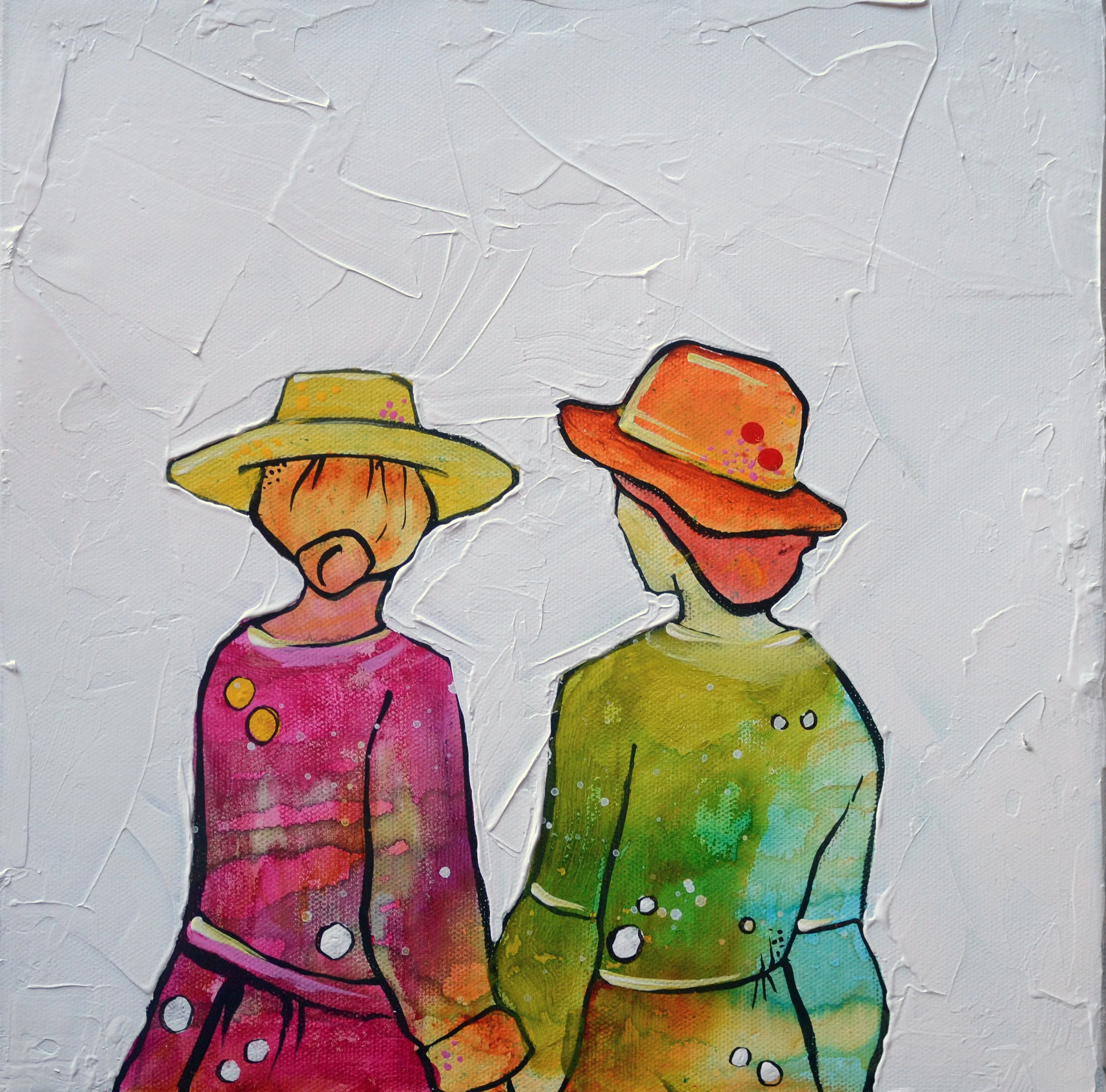 Chosen Family 2 | 12 x 12 inch acrylic on canvas