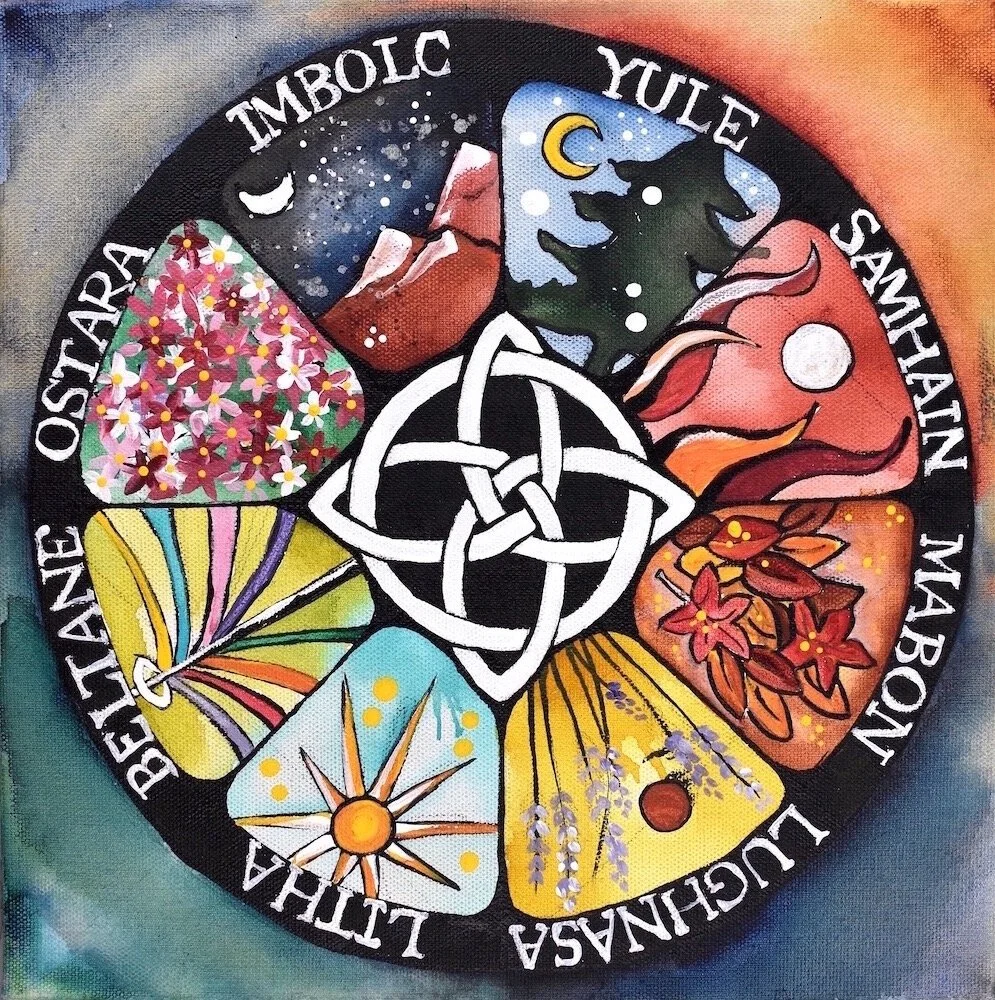 5X5 Print: Wheel of the Year