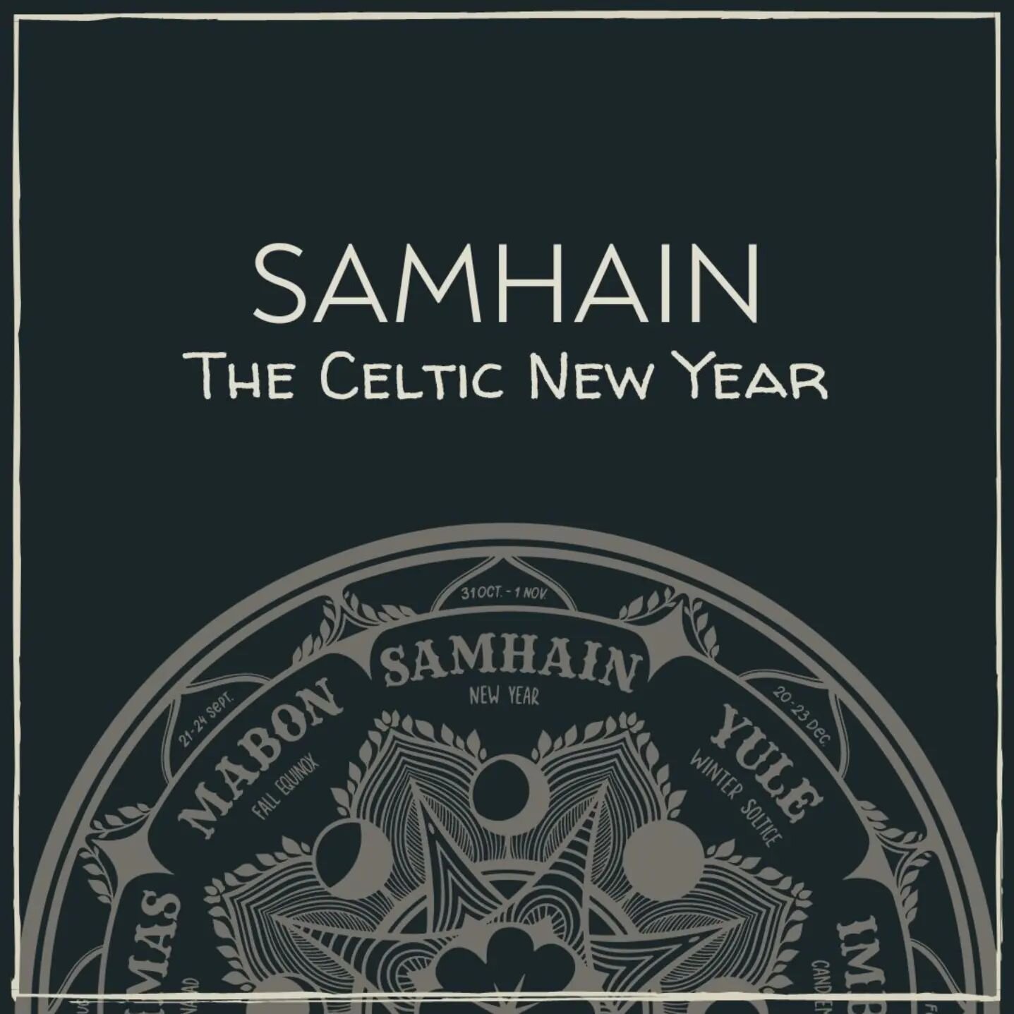 Samhain (pronounced SAH-win) is almost upon us. This is a Gaelic festival that marks the beginning of the new year for the Celts. Samhain begins on October 31st and ends on the evening of November 1. 

Want to celebrate with me? All newsletter subscr