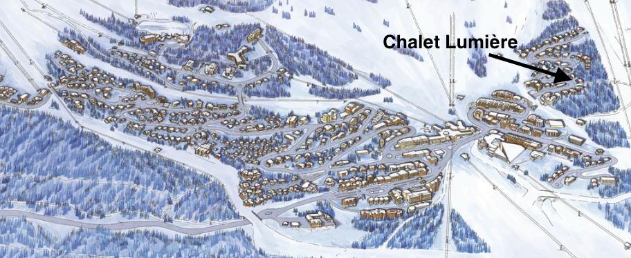 Location of the Chalet Lumière