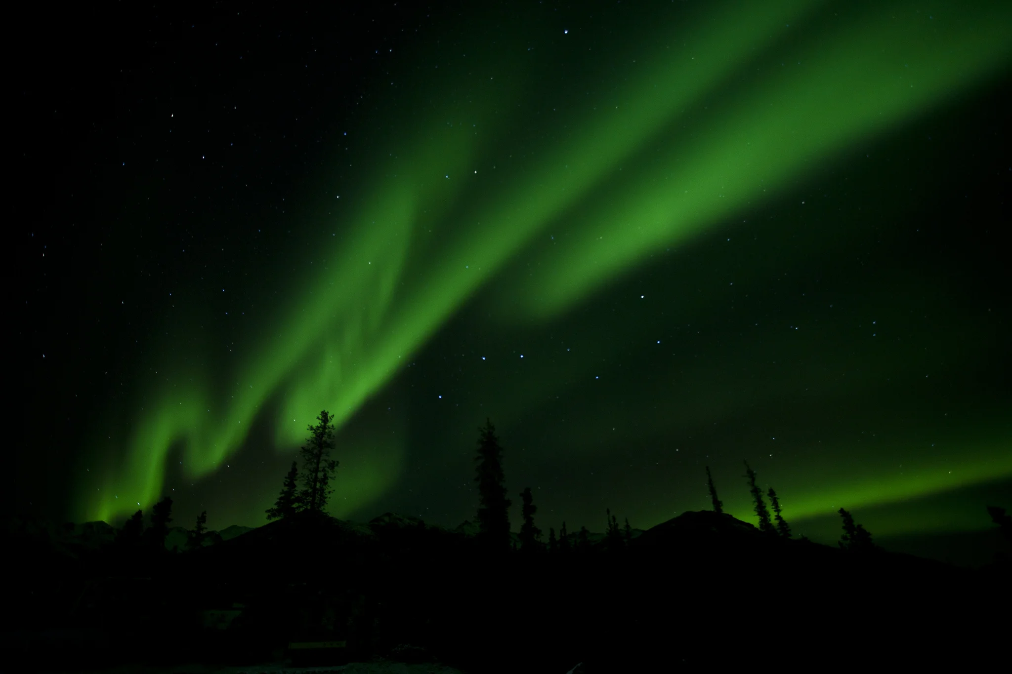 Aurora, Denali National Park. NPS Photo by Jacob W. Frank.
