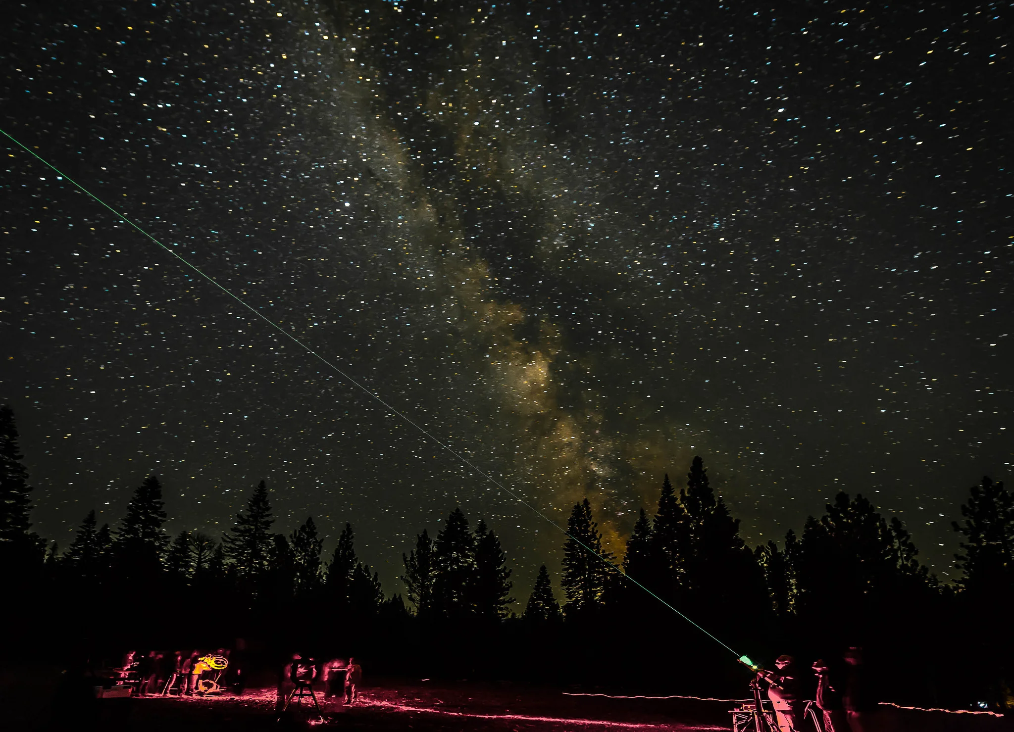 Lassen Dark Sky Festival. Photo courtesy Lassen Volcanic National Park, by volunteer photographer Alison Taggart-Barone.