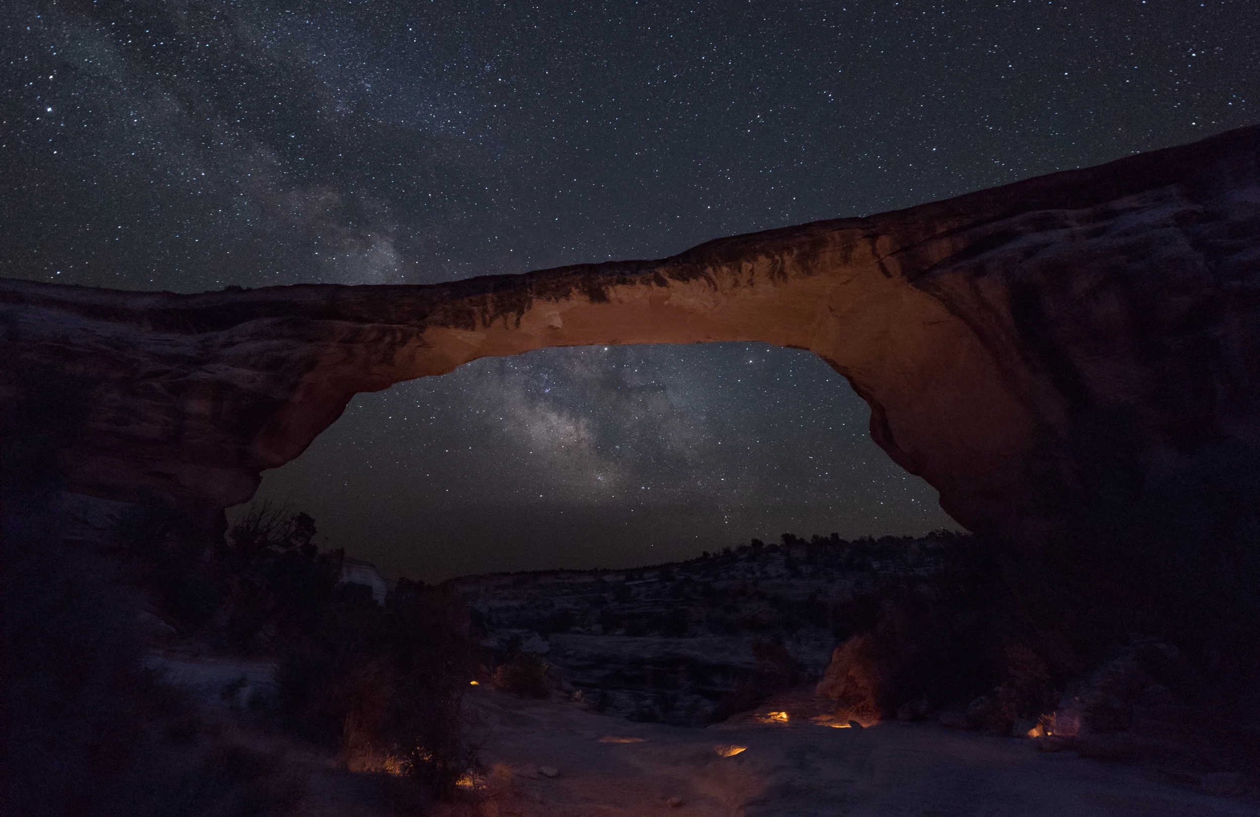 Owachomo Bridge in Natural Bridges National Monument , as photographed during our workshop there this summer.