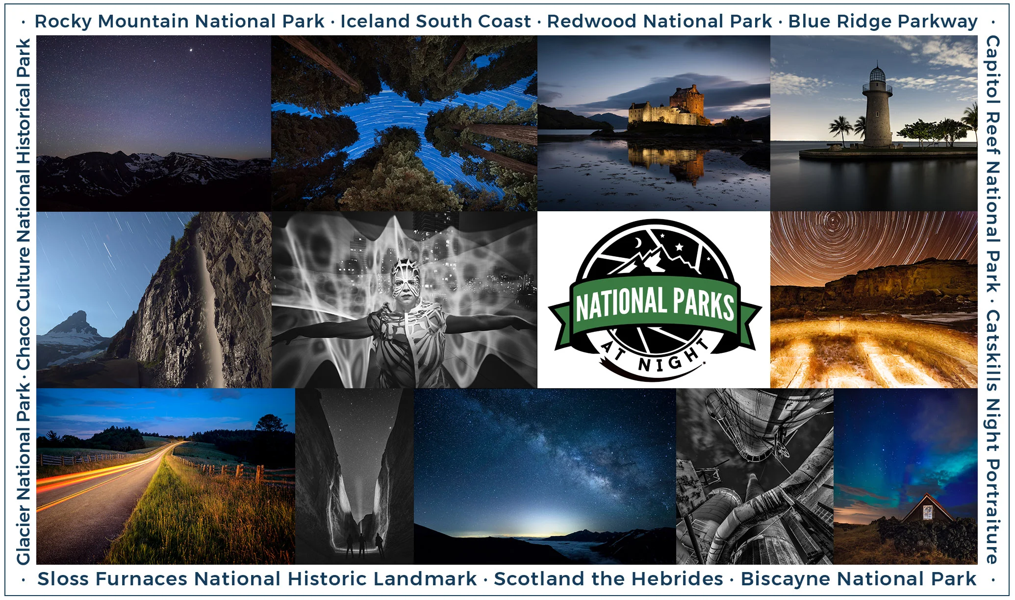 2018 Night Photography Workshops: From Sea to Shining Sea