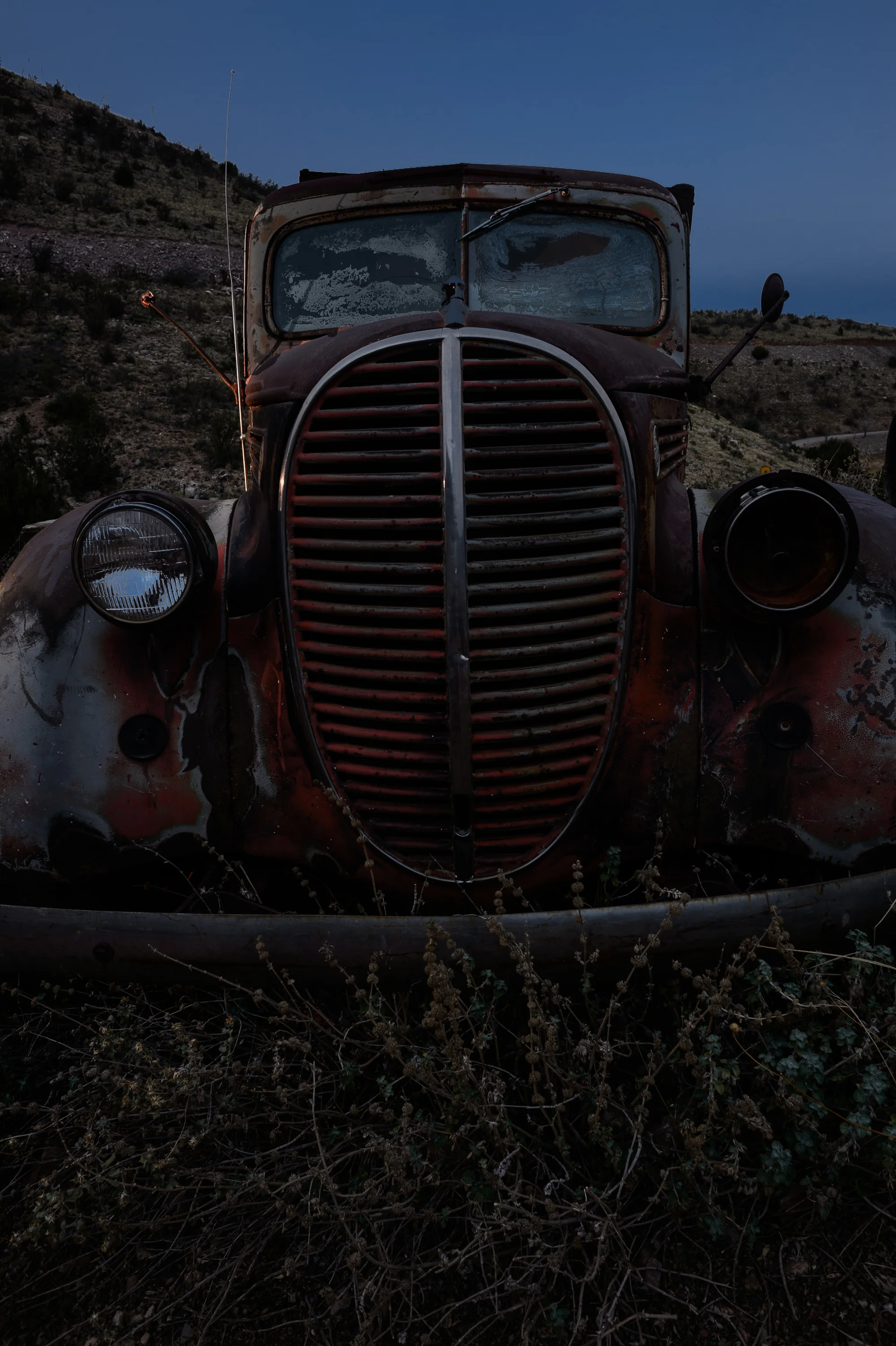 Figure 1. Jerome, Arizona. Base exposure of 1/125, f/11, ISO 100.