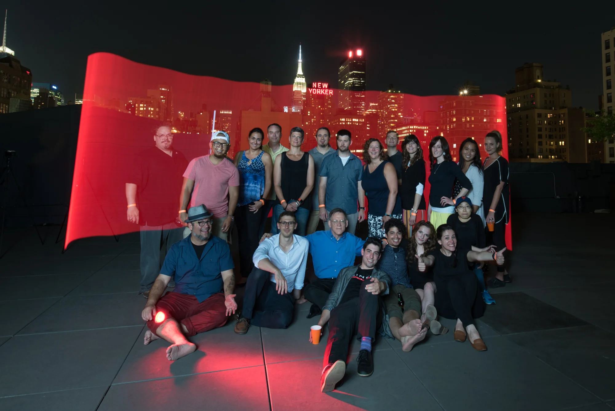Last year we partnered with the New York Adventure Club, sponsored by by B&H photo and Hudson Mercantile , to host a light painting class on a secret rooftop in Manhattan.