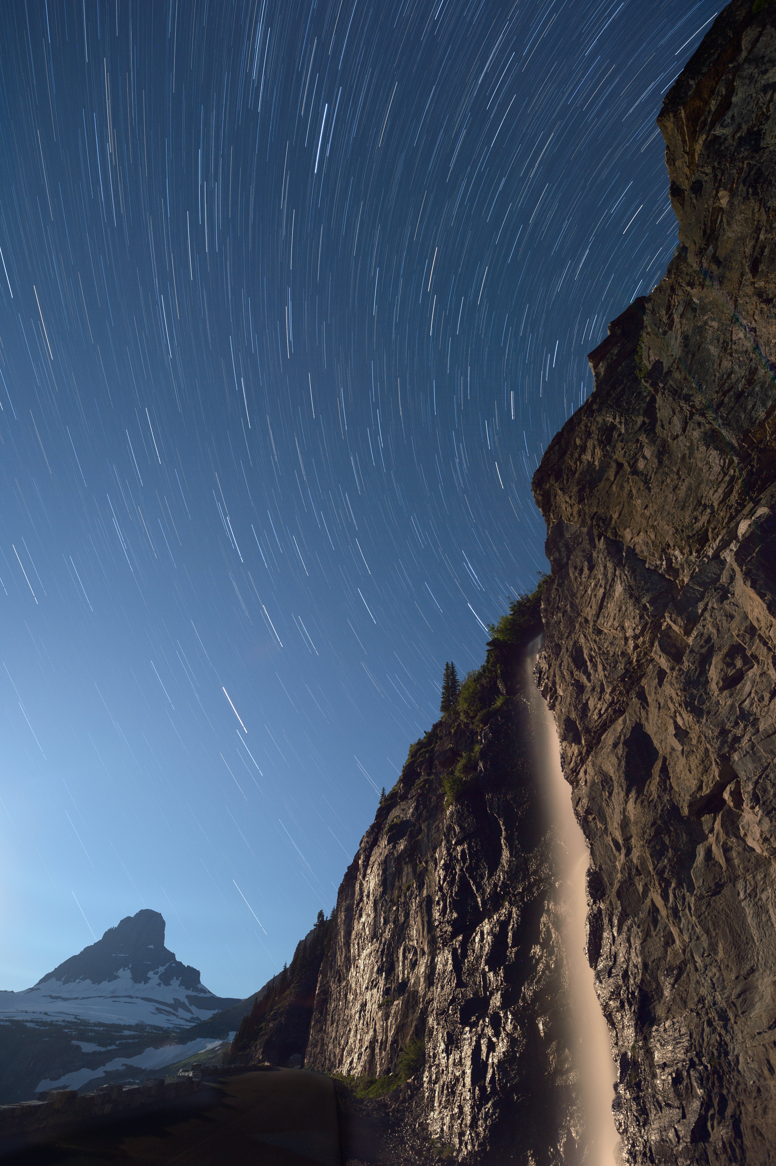 How I Got the Shot: Waterfall and Clements Mountain in Glacier National Park