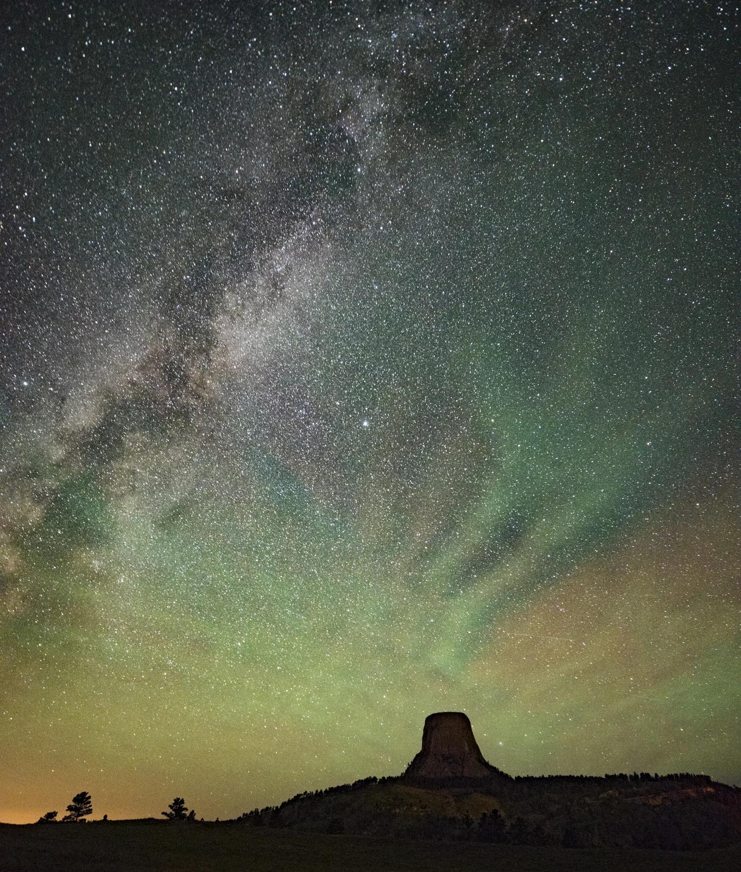 What most others were capturing. Not a single other person did that. And the image I made feels very personal and powerful. One may argue that the insanely colorful sky glow was worth shooting. Right on—I agree. I shot both! And I believe the tight shot on the tower has power and emotion that the wide shot cannot provide. Nikon D750, Zeiss 15mm Distagon f/2.8 . 30 seconds, f/2.8, ISO 3200.