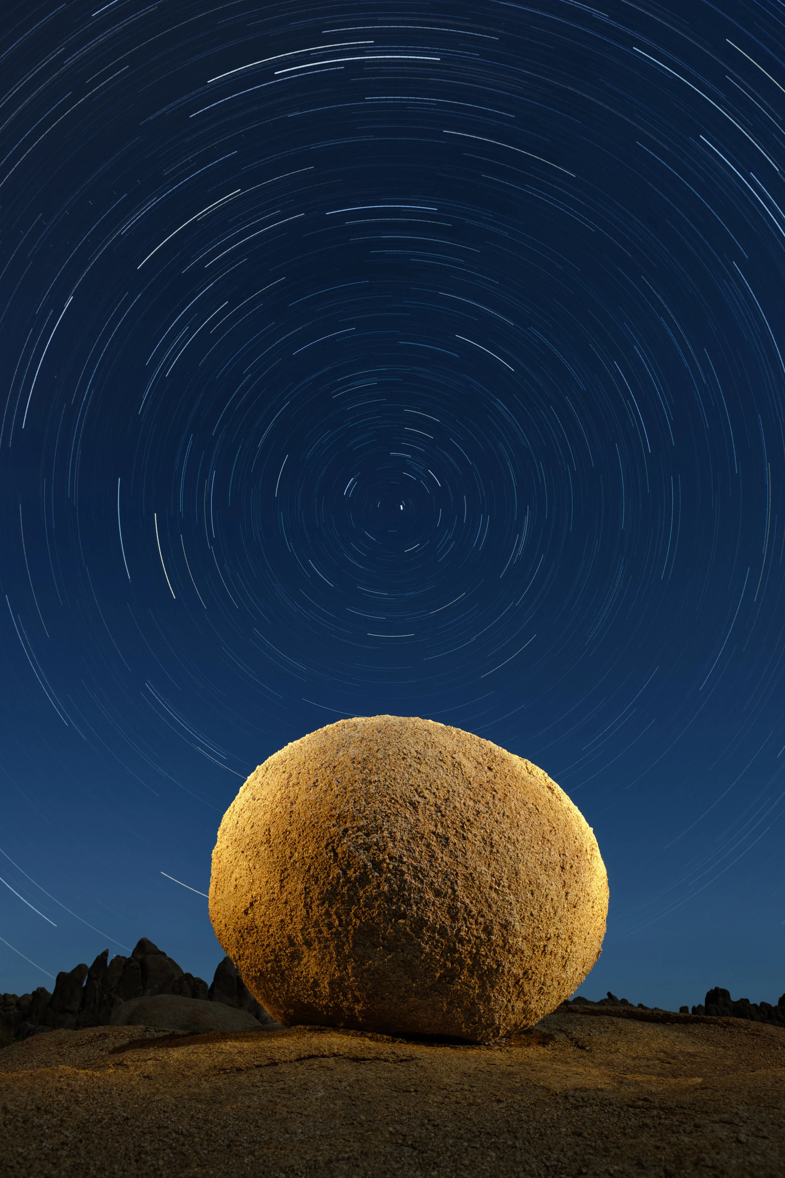 Final image. 21 stacked exposures, each shot at 4 minutes, f/5.6, ISO 100.