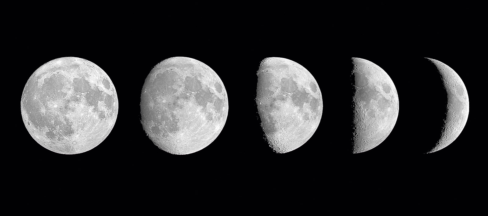 Месяц снизу. Разная Луна. Вид с Луны. Фазы Луны. Внешний вид Луны.