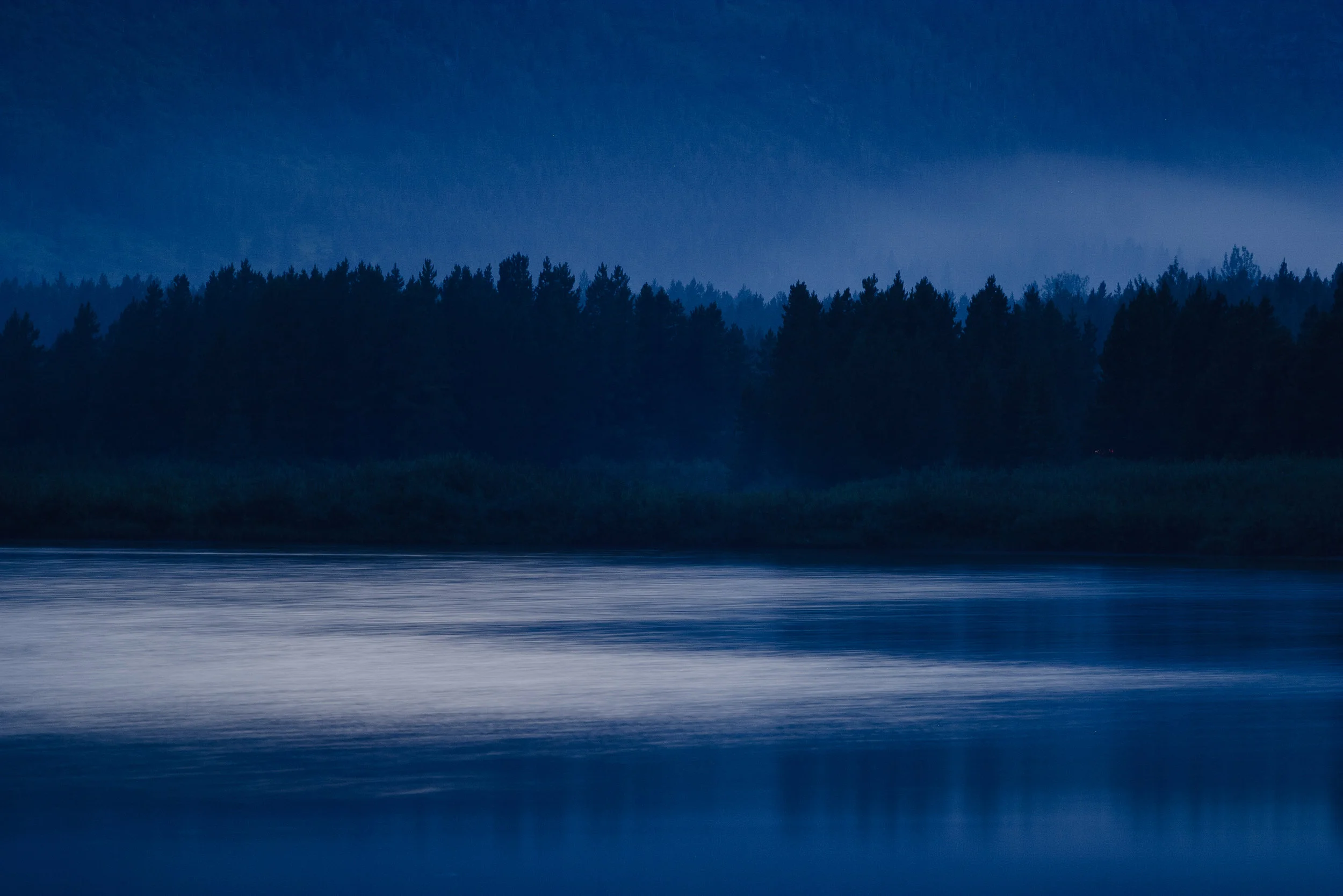The cool colors of pre-dawn.