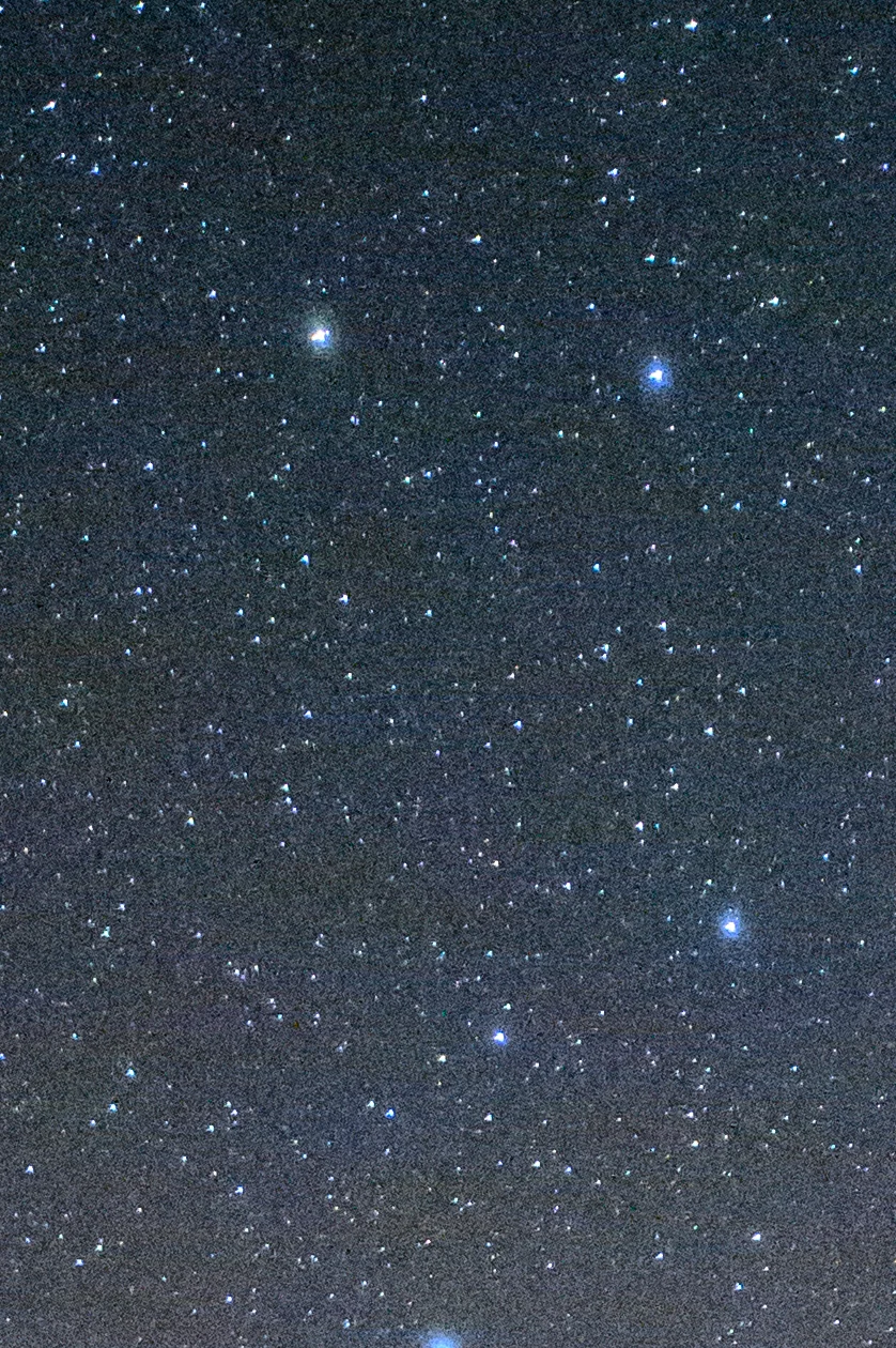 100 percent view from Z 6. 8 seconds, f/2.4, ISO 32,000.