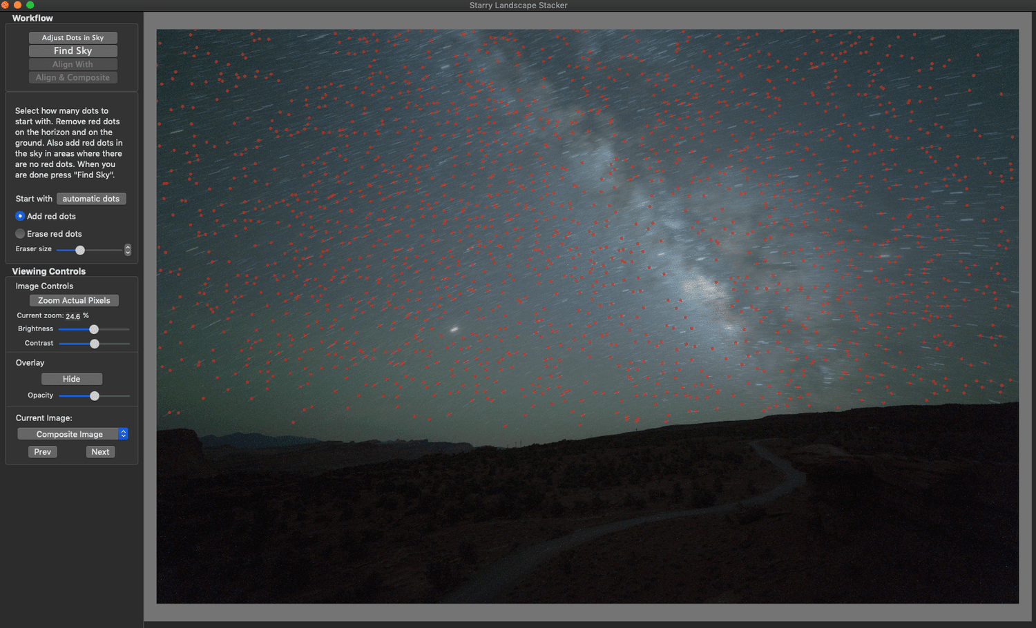 Processing Star Point Images with the Help of Starry Landscape Stacker ...