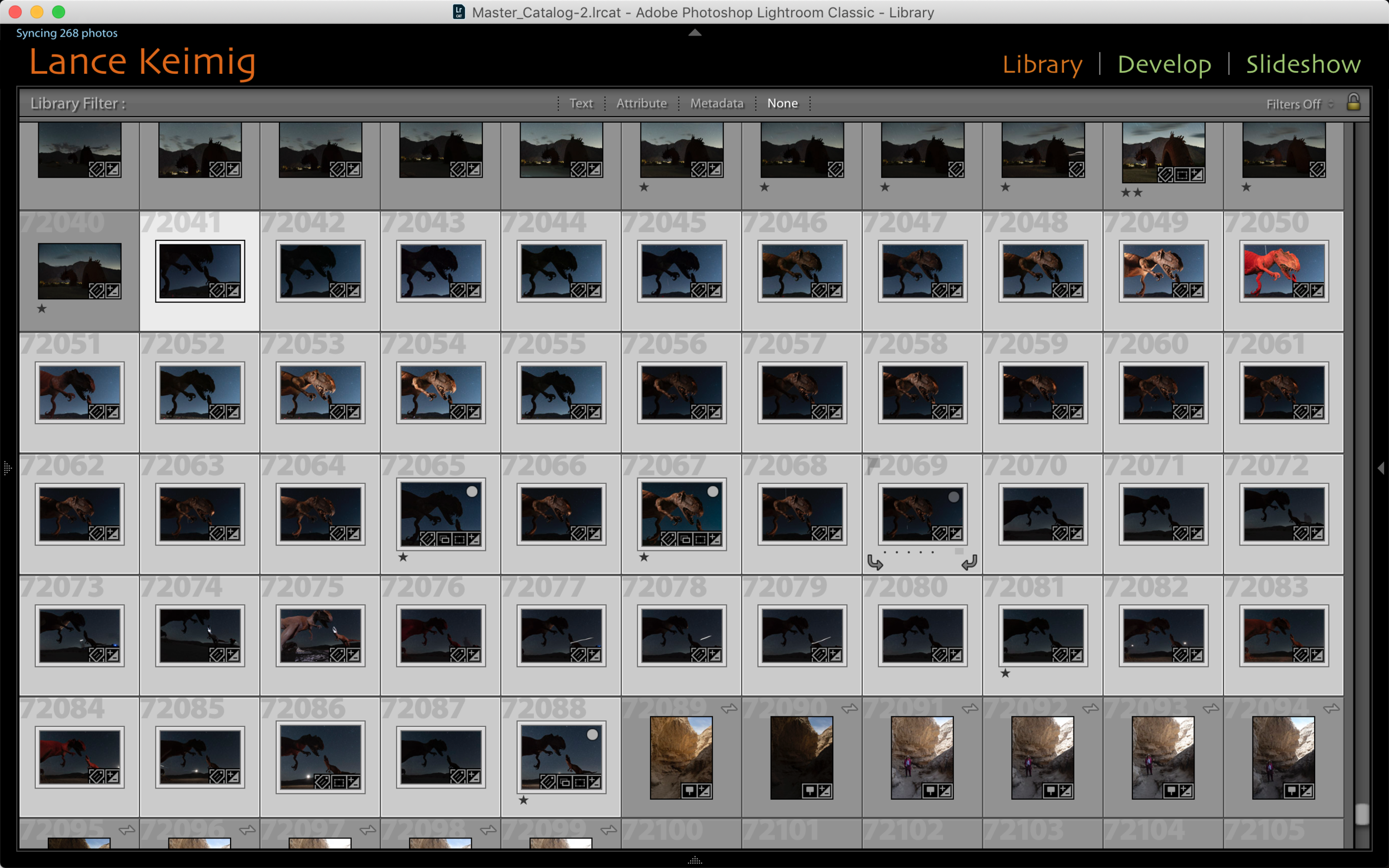 The sequence of 47 exposures that Cutler and I made together. The final version actually occurred about two-thirds of the way through the sequence, but we kept at it because we weren’t confident that we had what we were after.